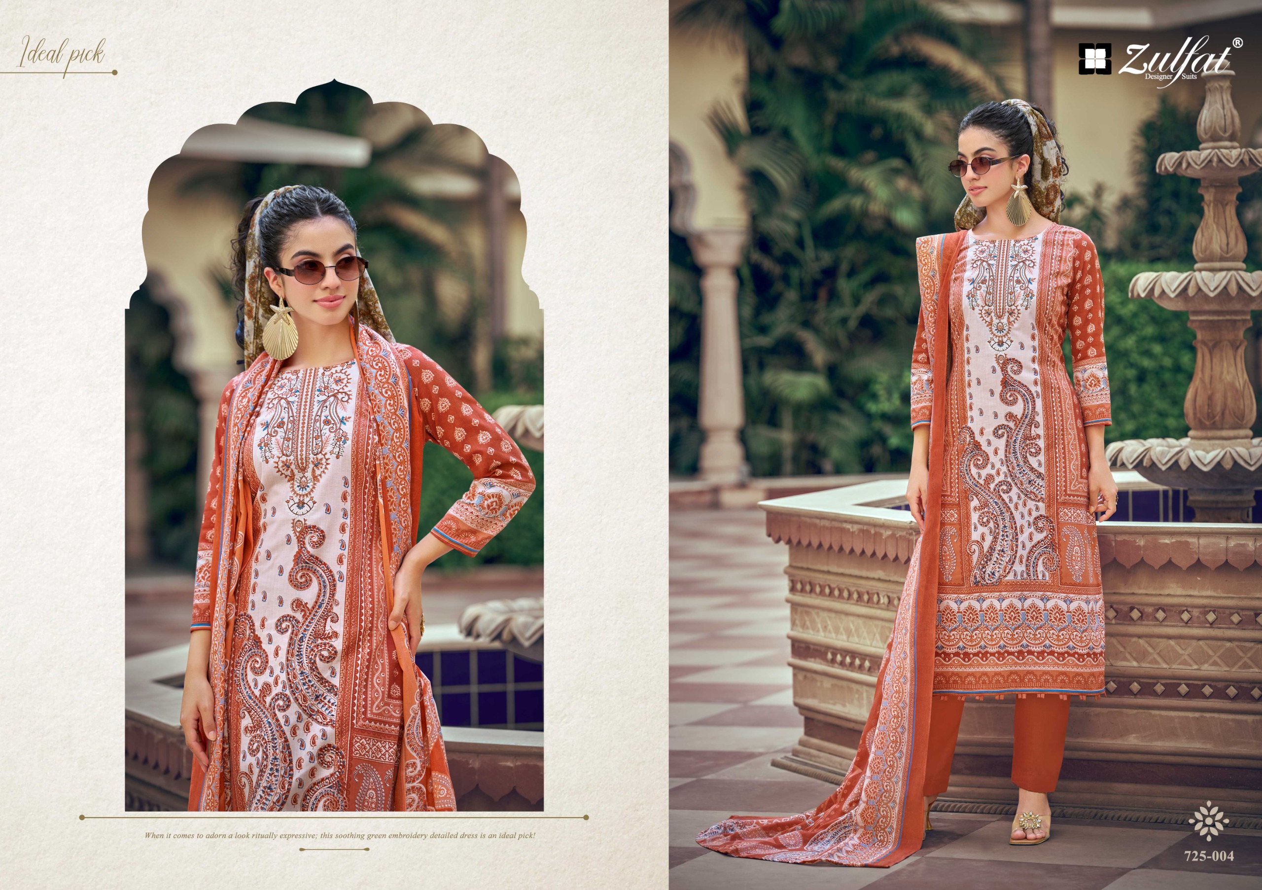Zulfat Designer Suits – Sana Safina vol.6