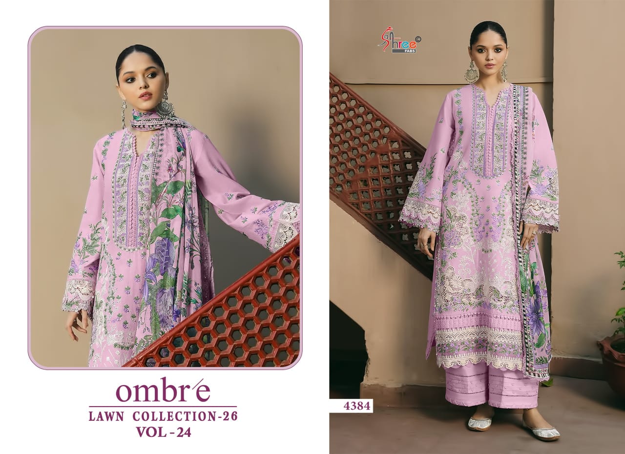 Shree Fab - Ombre lawn Collection 24 Ciffon Duptta Shree Fab – Ombre lawn Collection 24 Ciffon Duptta