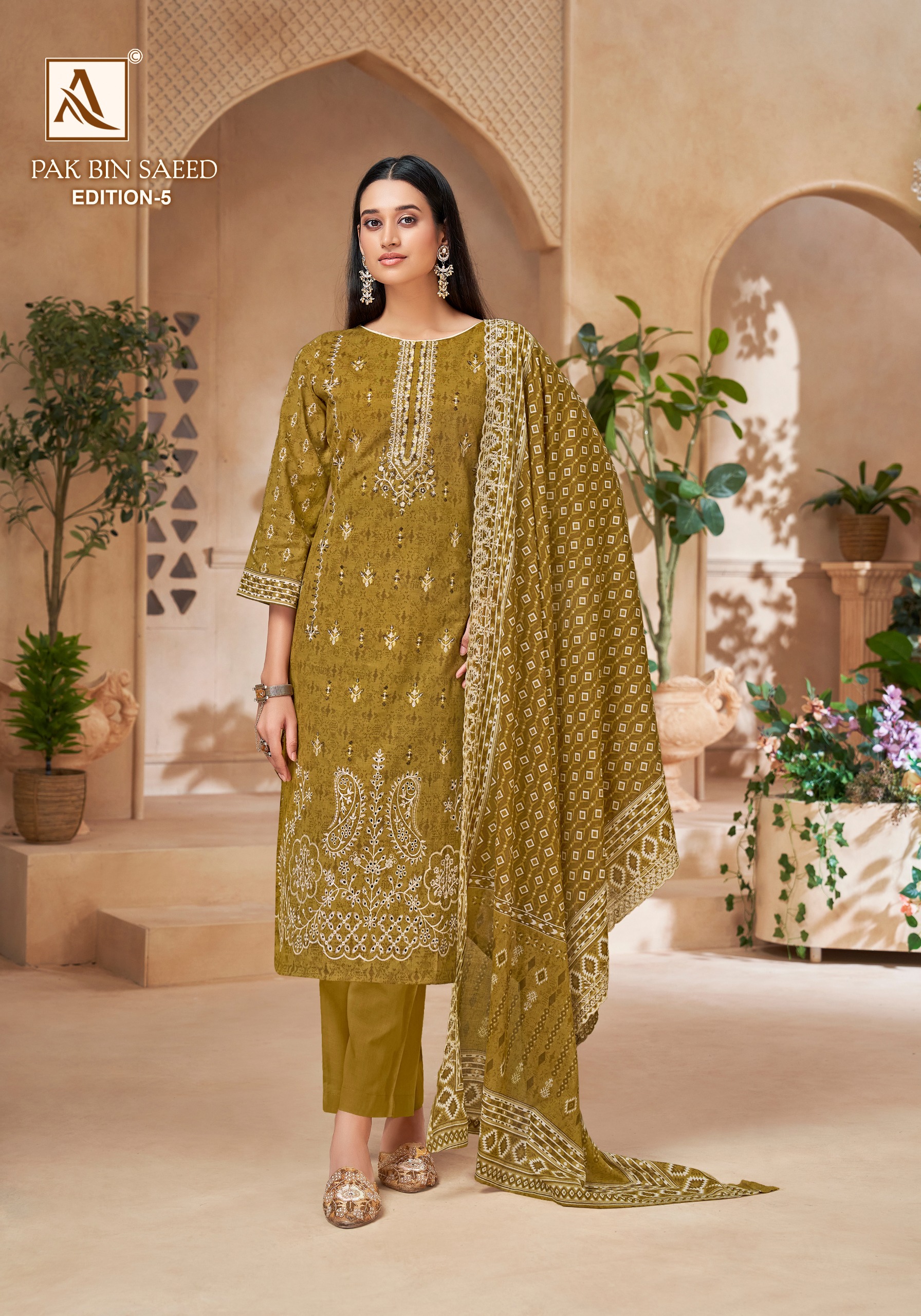 Alok Suit - Pak Bin Saeed Vol.5 Alok Suit – Pak Bin Saeed Vol.5