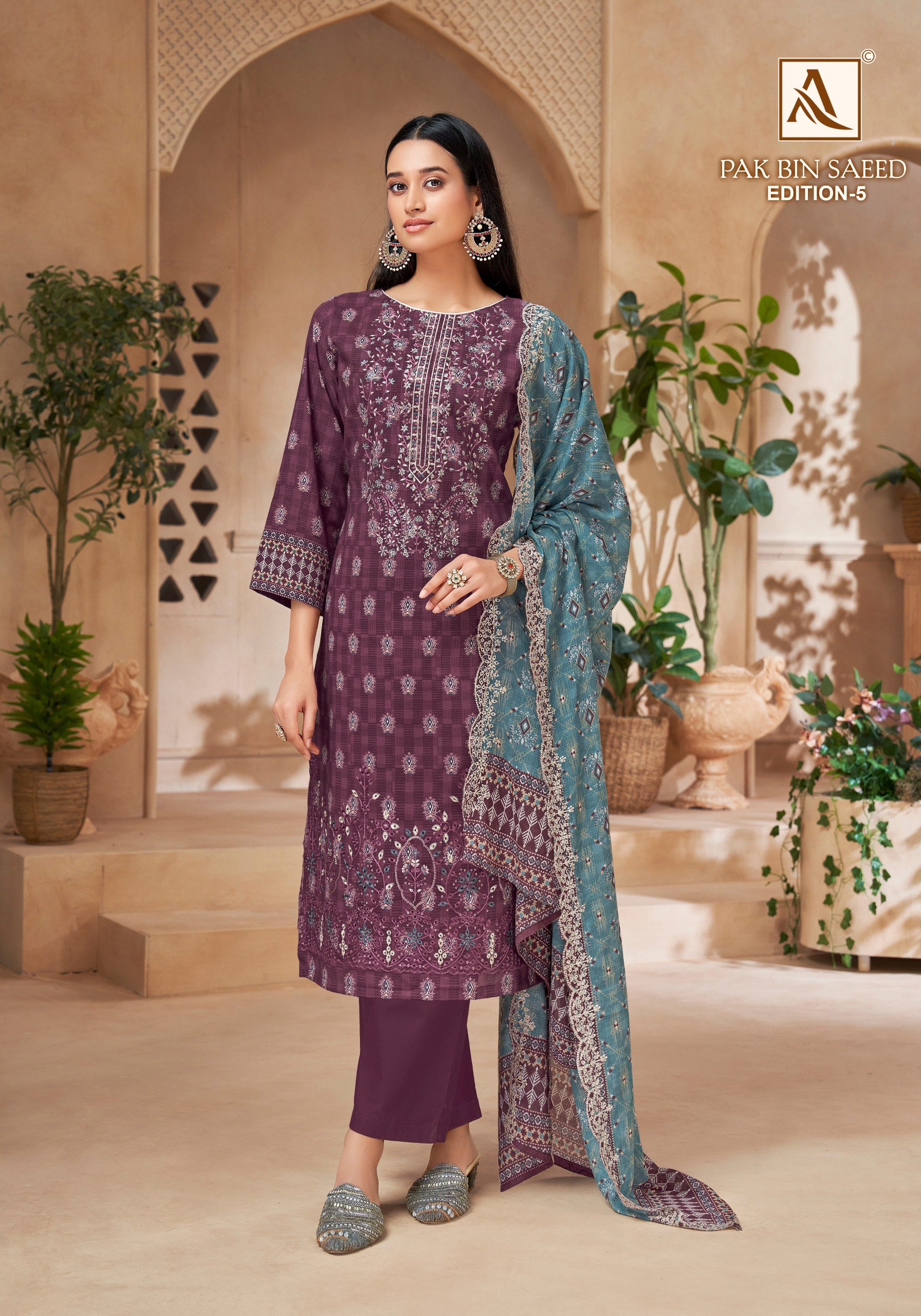 Alok Suit - Pak Bin Saeed Vol.5 Alok Suit – Pak Bin Saeed Vol.5
