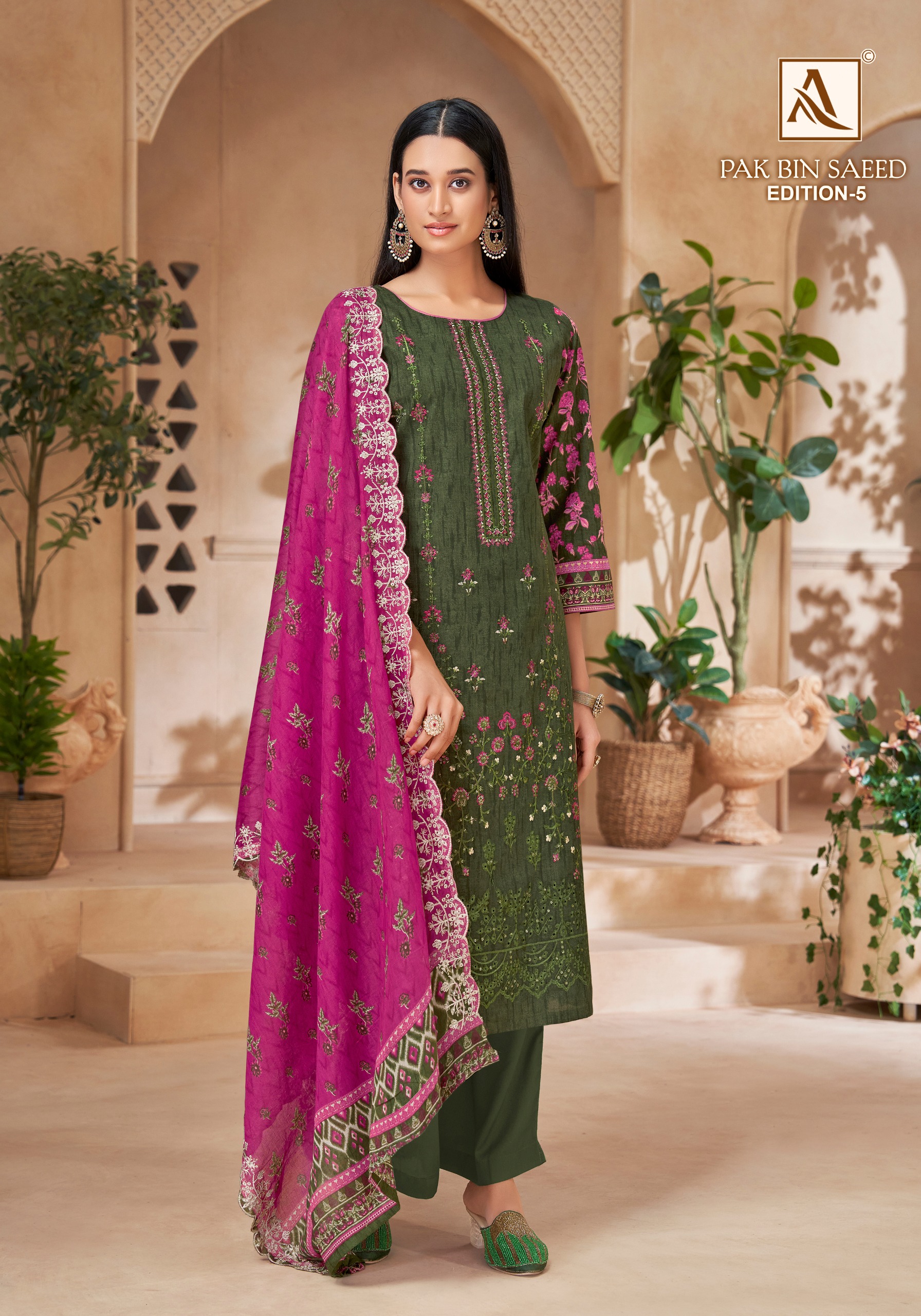 Alok Suit - Pak Bin Saeed Vol.5 Alok Suit – Pak Bin Saeed Vol.5