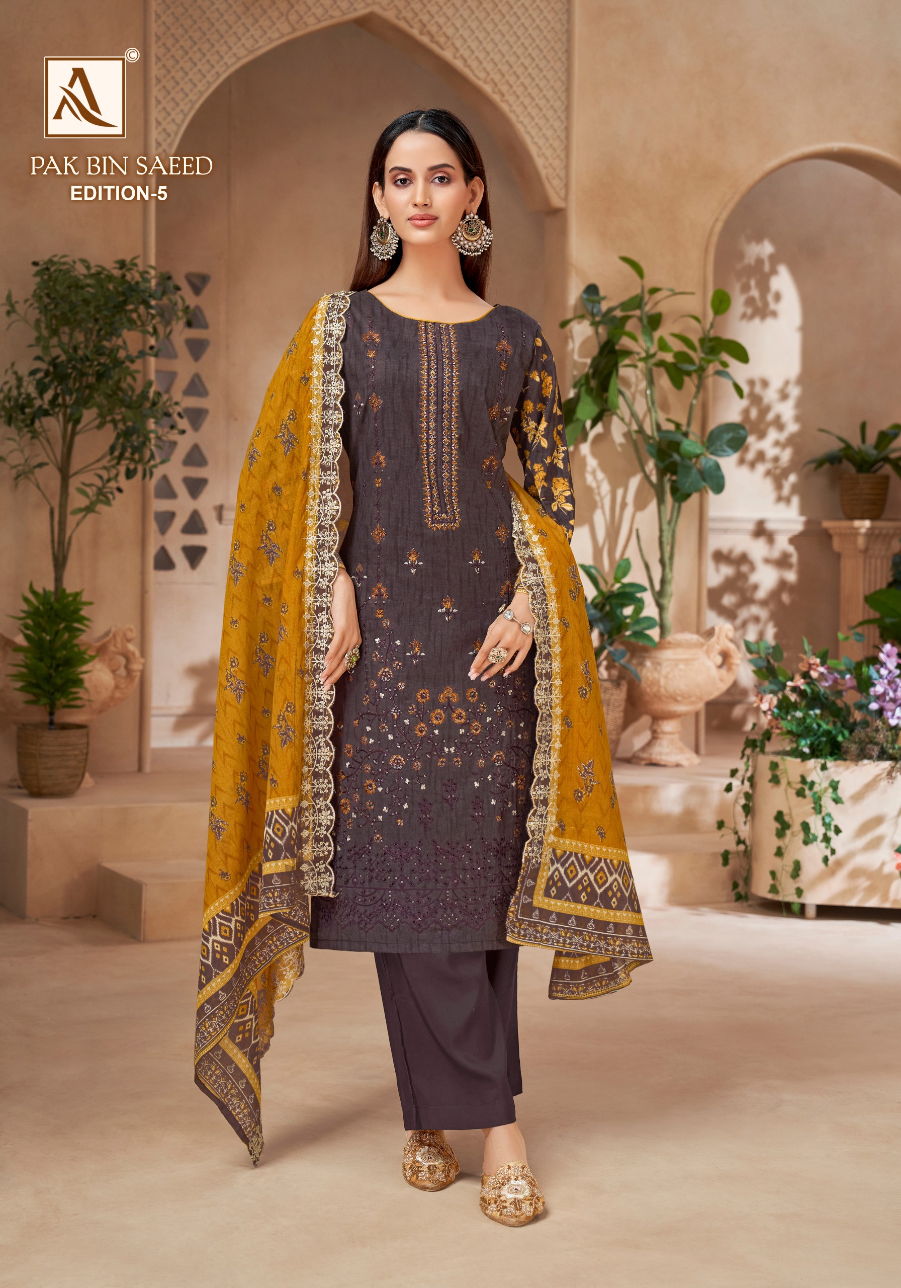 Alok Suit - Pak Bin Saeed Vol.5 Alok Suit – Pak Bin Saeed Vol.5