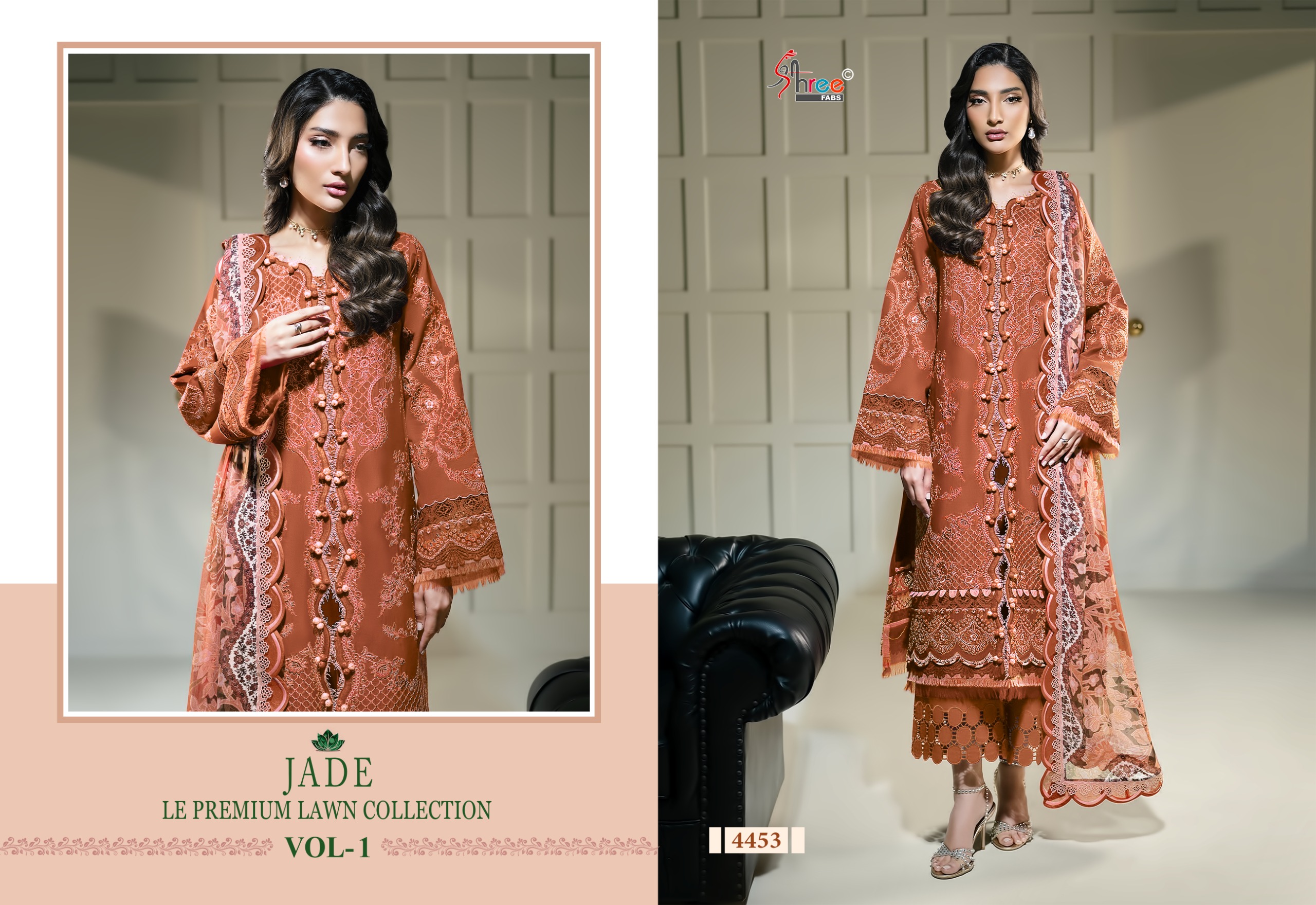 Shree Fab - Jade Le Premium lawn vol.1 Ciffon Duptta Shree Fab – Jade Le Premium lawn vol.1 Ciffon Duptta