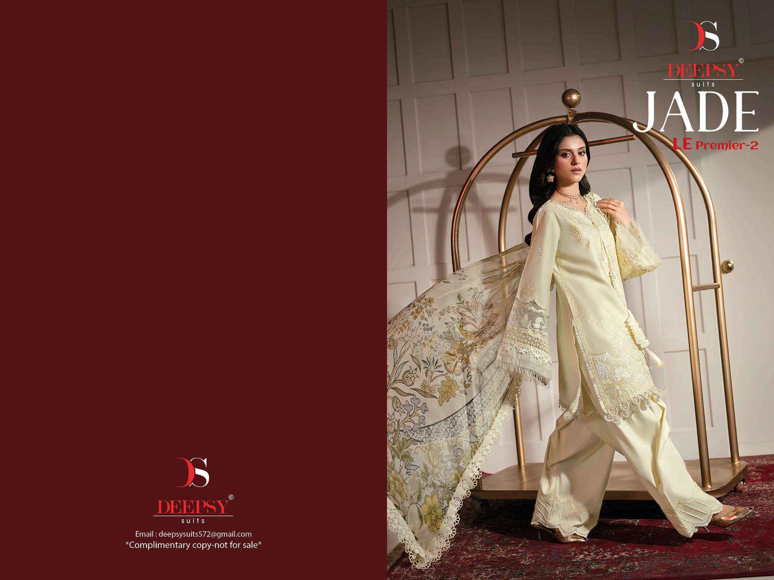 DEEPSY SUITS – Jade Le Premier 2 Cotton Duptta     Salwar Suit Wholesale Catalog Any Occasion