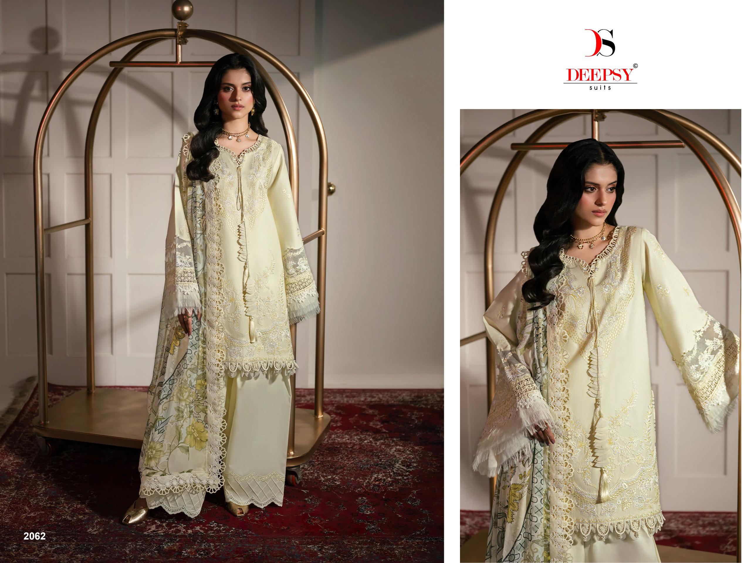 DEEPSY SUITS - Jade Le Premier 2 Ciffon Duptta DEEPSY SUITS – Jade Le Premier 2 Cotton Duptta