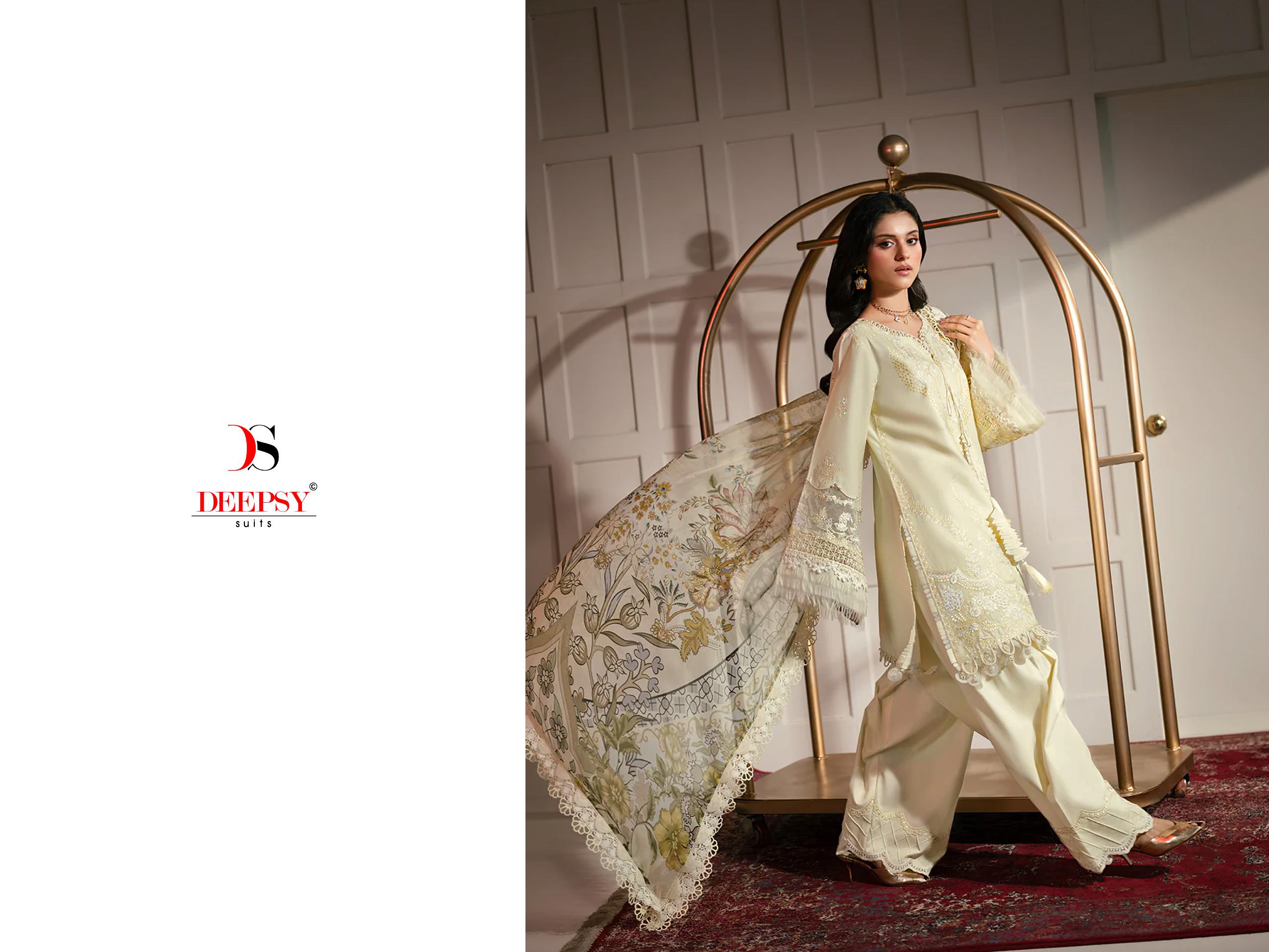 DEEPSY SUITS - Jade Le Premier 2 Ciffon Duptta DEEPSY SUITS – Jade Le Premier 2 Cotton Duptta
