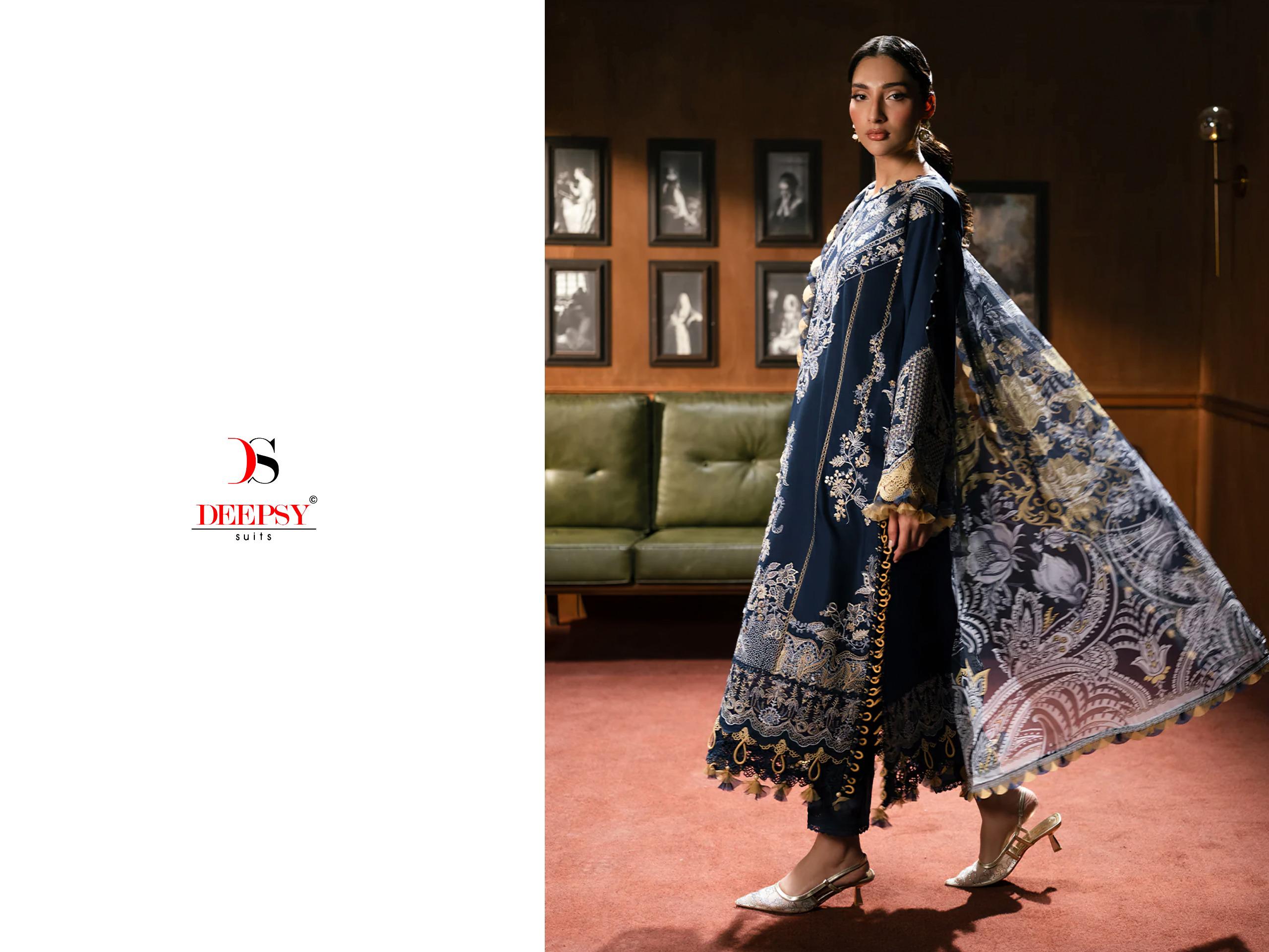 DEEPSY SUITS - Jade Le Premier 2 Ciffon Duptta DEEPSY SUITS – Jade Le Premier 2 Cotton Duptta