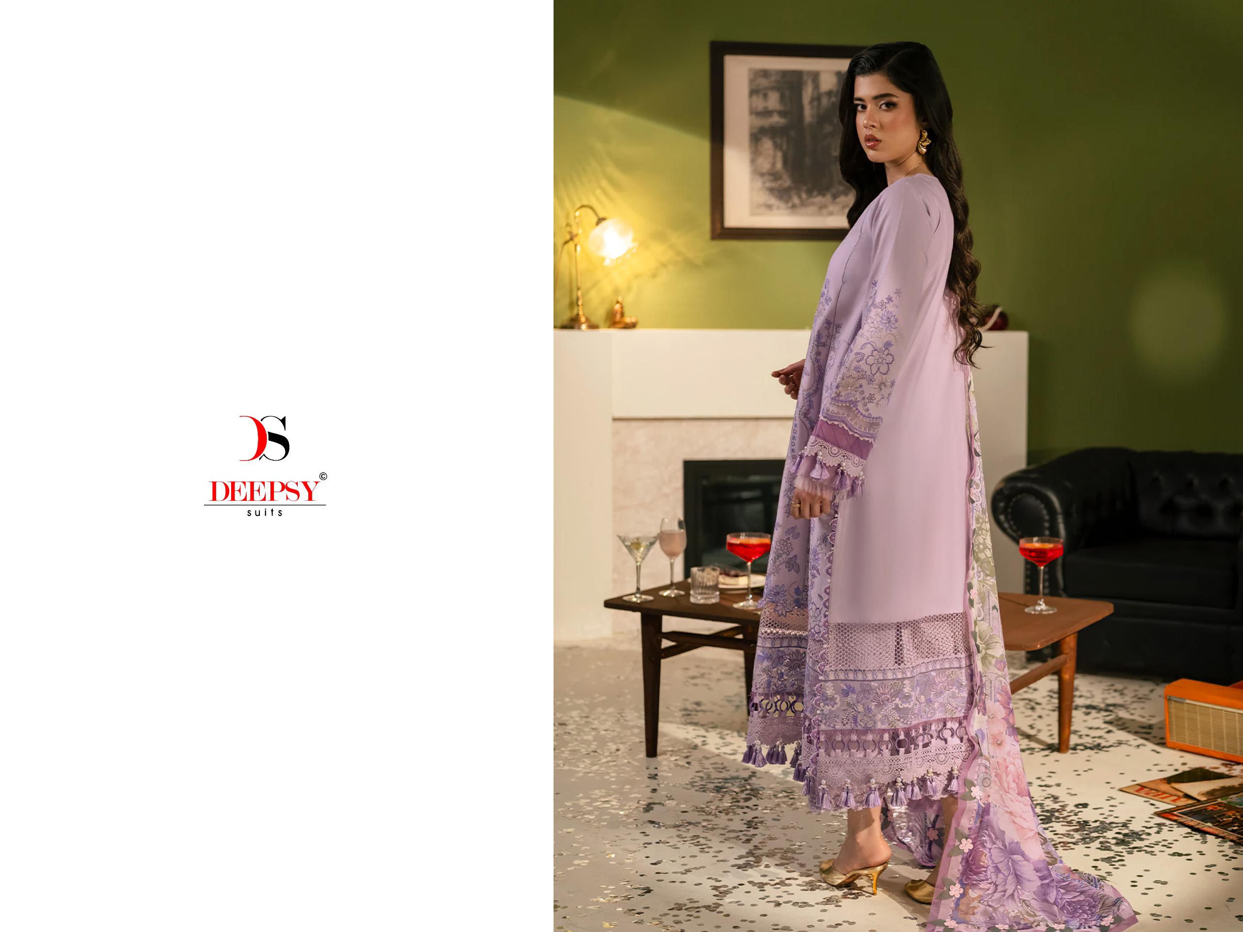 DEEPSY SUITS - Jade Le Premier 2 Ciffon Duptta DEEPSY SUITS – Jade Le Premier 2 Cotton Duptta
