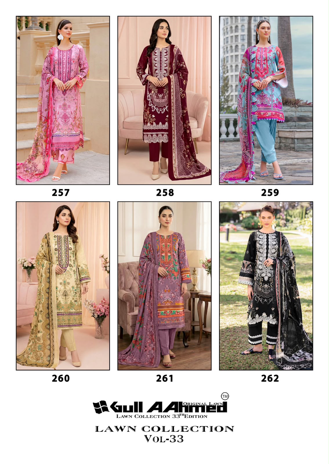 Gull Ahmed – Lawn Collection Vol.33