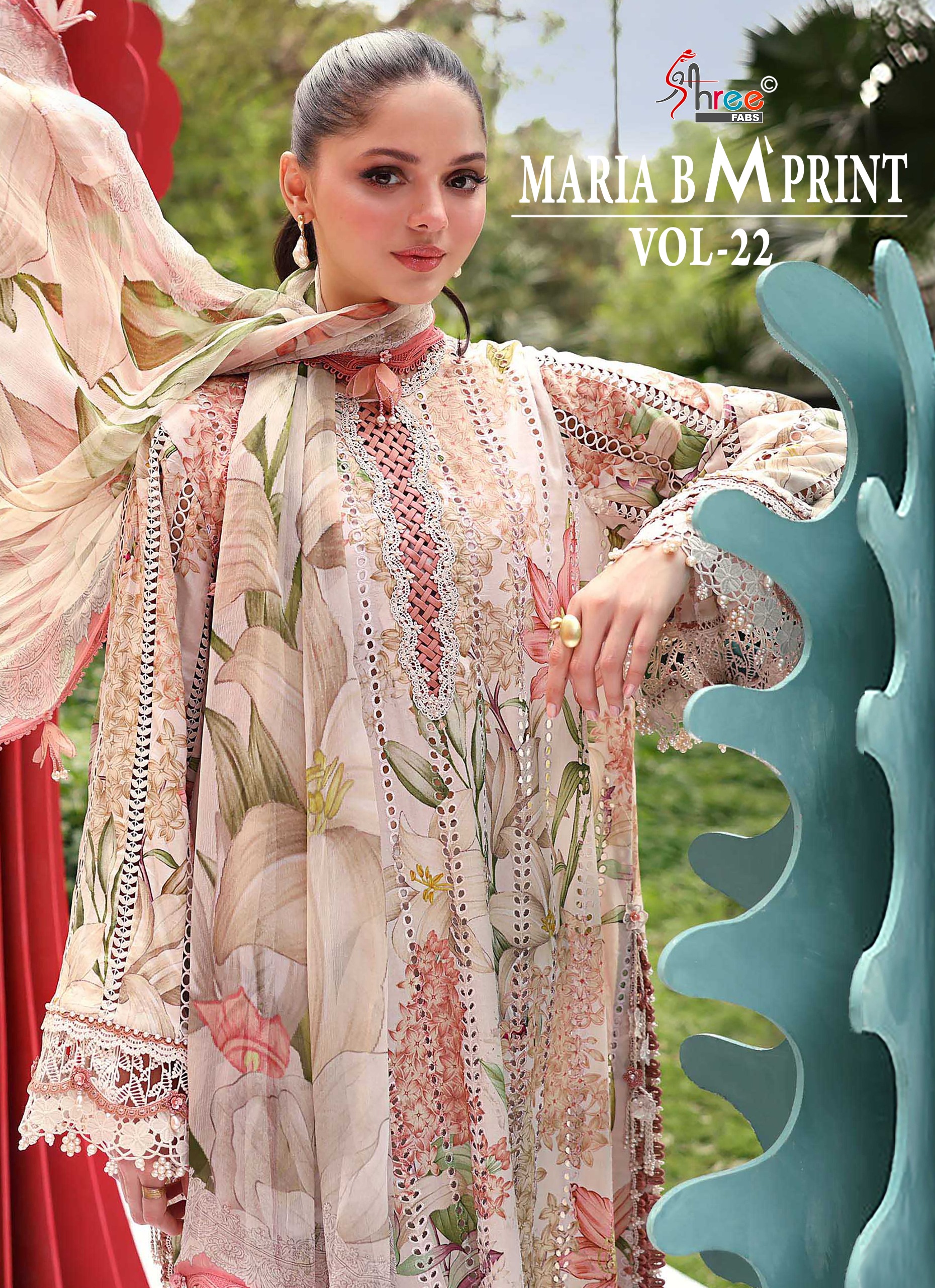Shree Fab – Mariya B M Print Vol.22 Cotton Duptta     Salwar Suit Wholesale Catalog Summer Wear