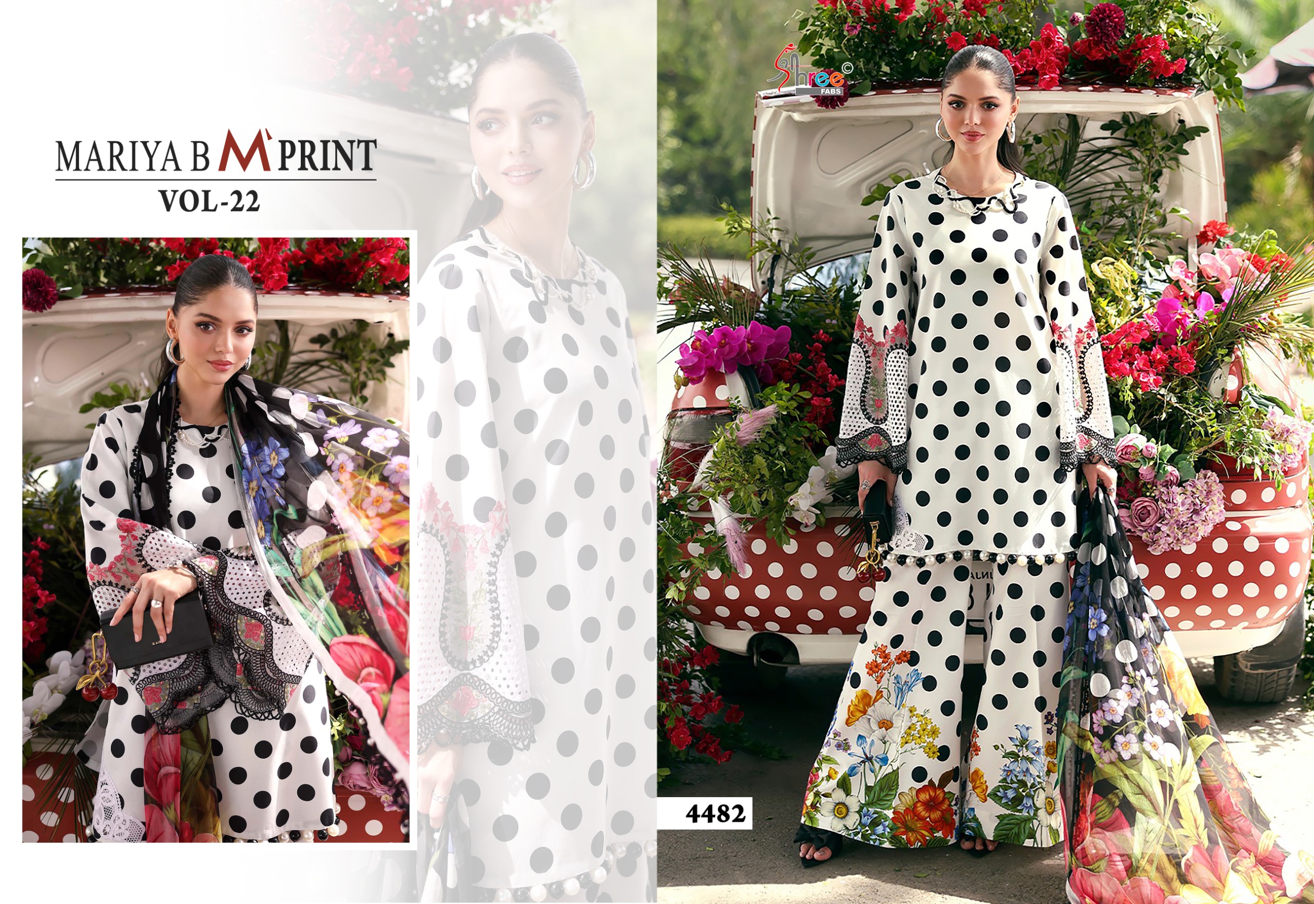 Shree Fab – Mariya B M Print Vol.22 Ciffon Duptta