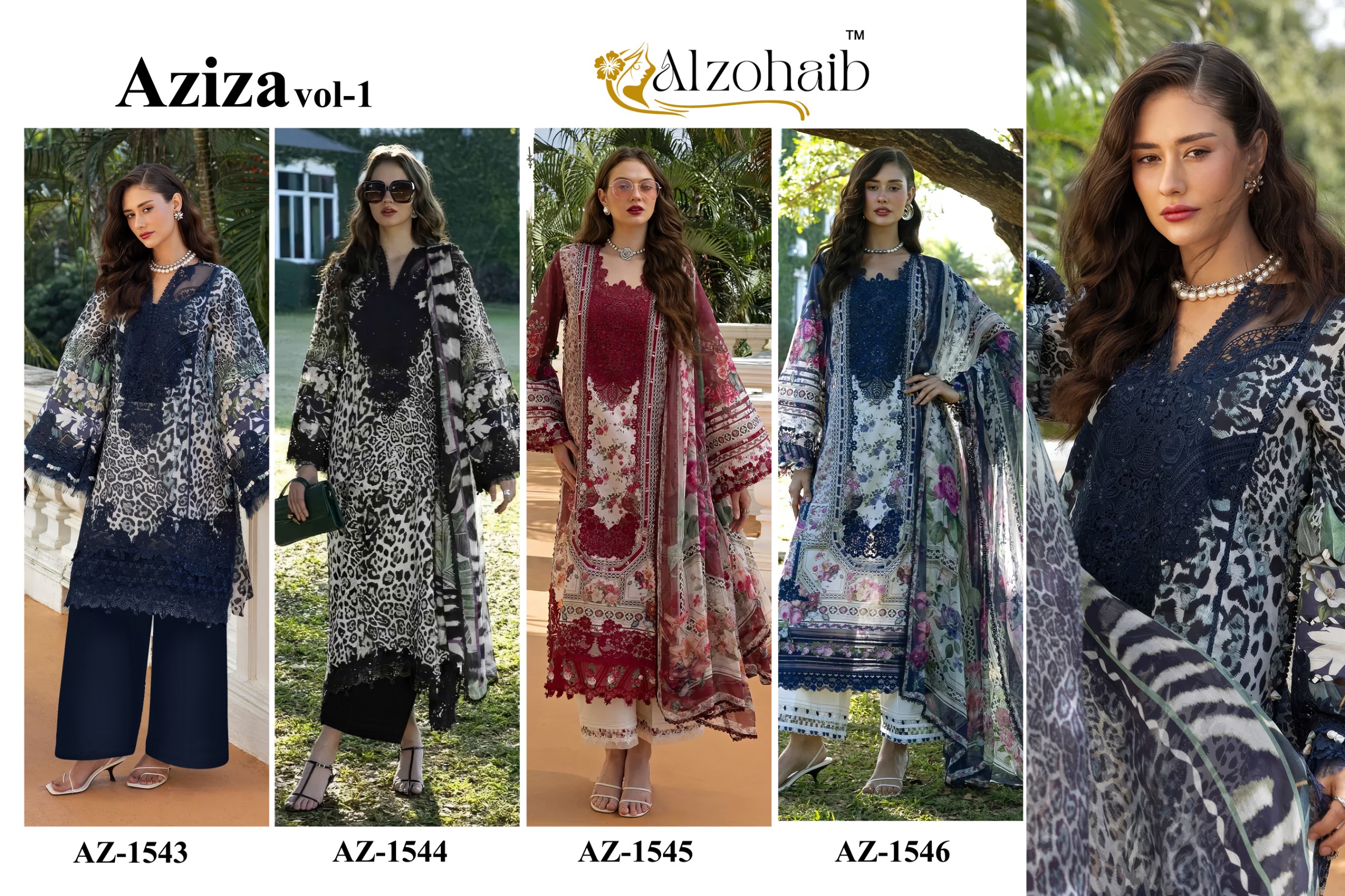 Al Zohaib – Aziza Cotton Duptta