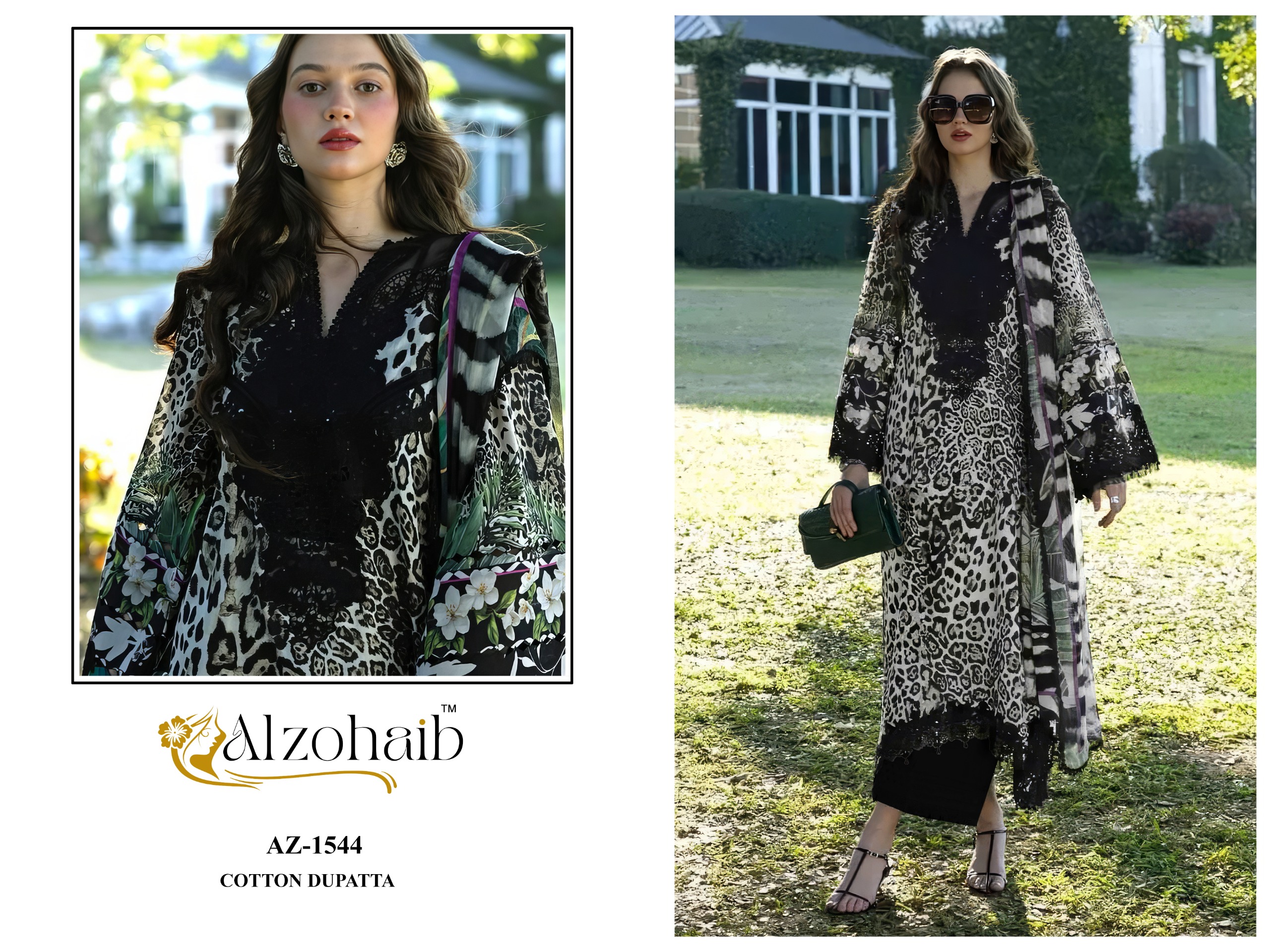 Al Zohaib – Aziza Cotton Duptta
