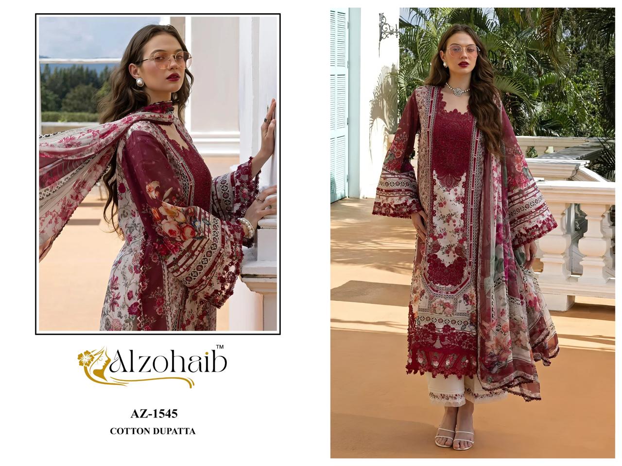 Al Zohaib – Aziza Cotton Duptta