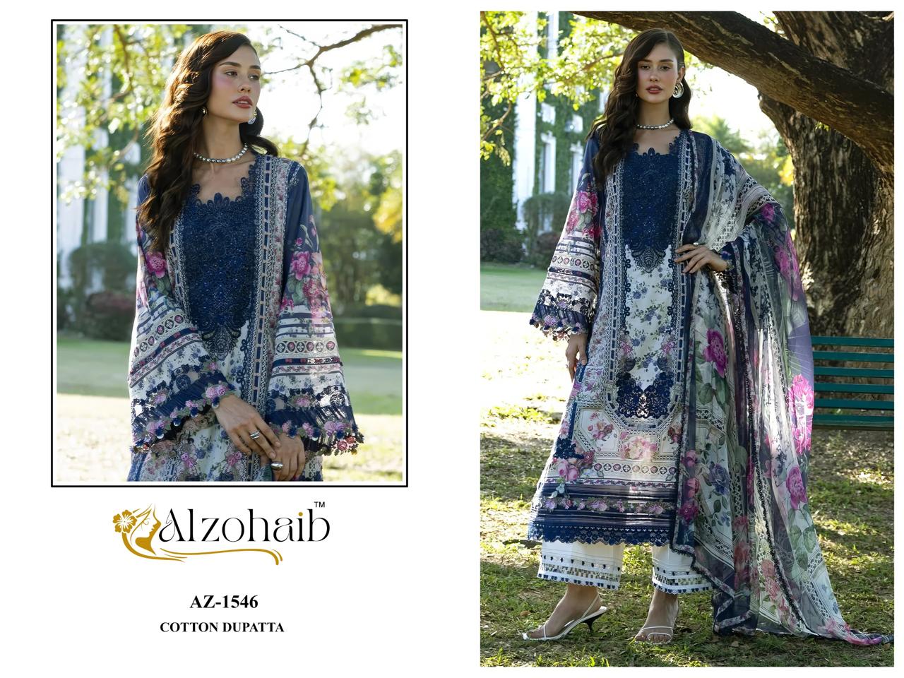 Al Zohaib – Aziza Cotton Duptta