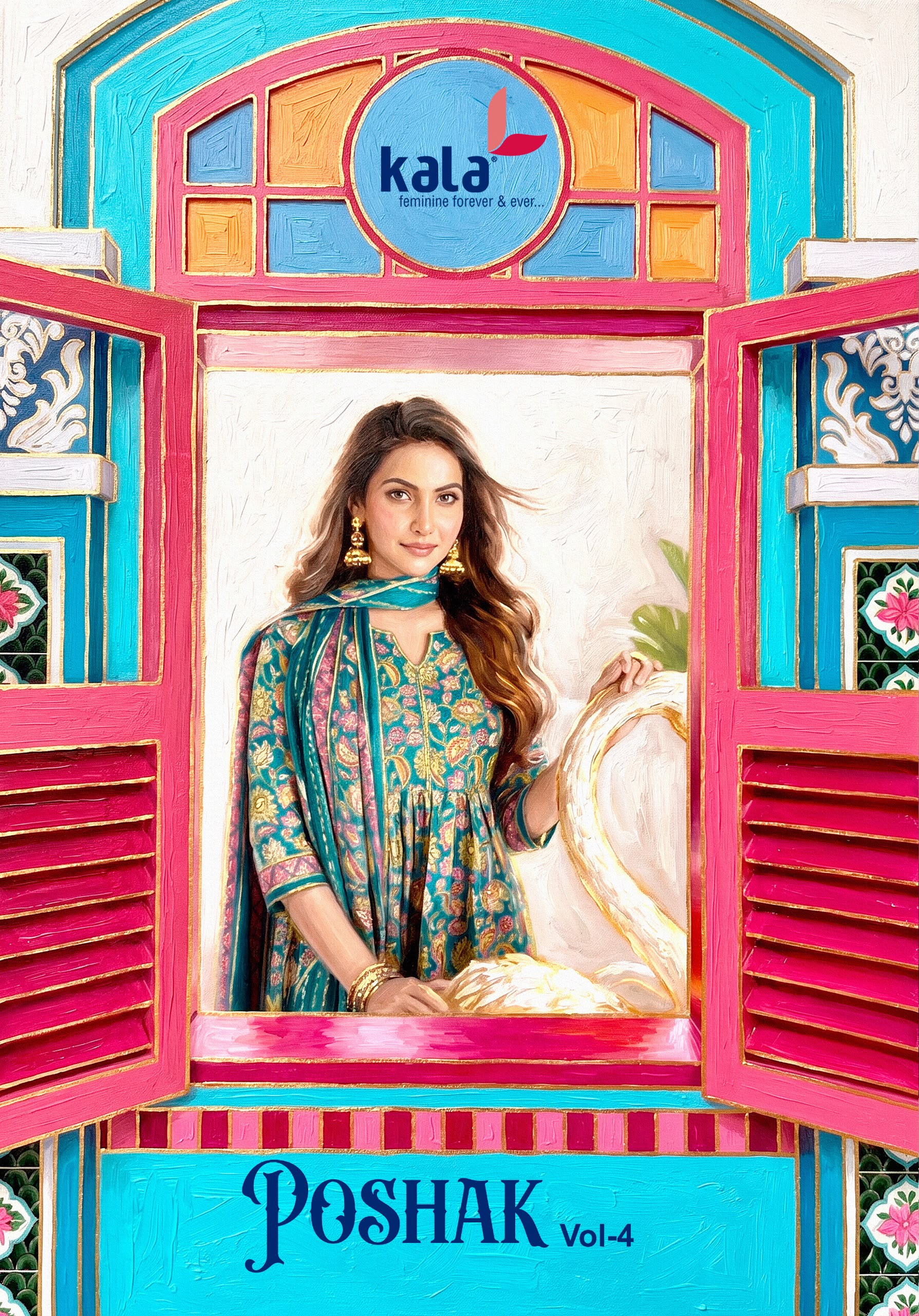 Kala Creation – Poshak Vol.4     Cotton Printed Wholesale Catalog Any Occasion