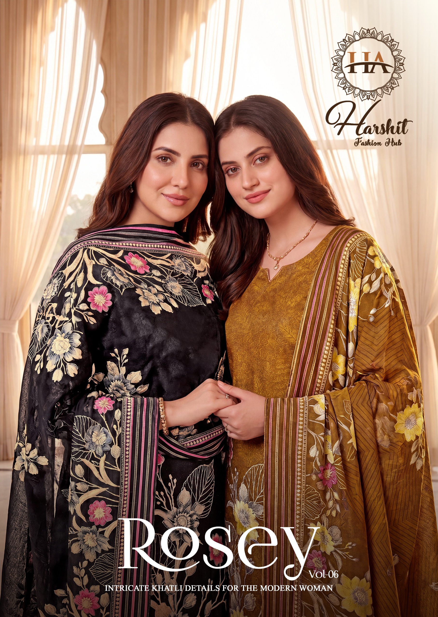 Harshit Fashion – Rosey Vol.6     Salwar Suit Wholesale Catalog Any Occasion