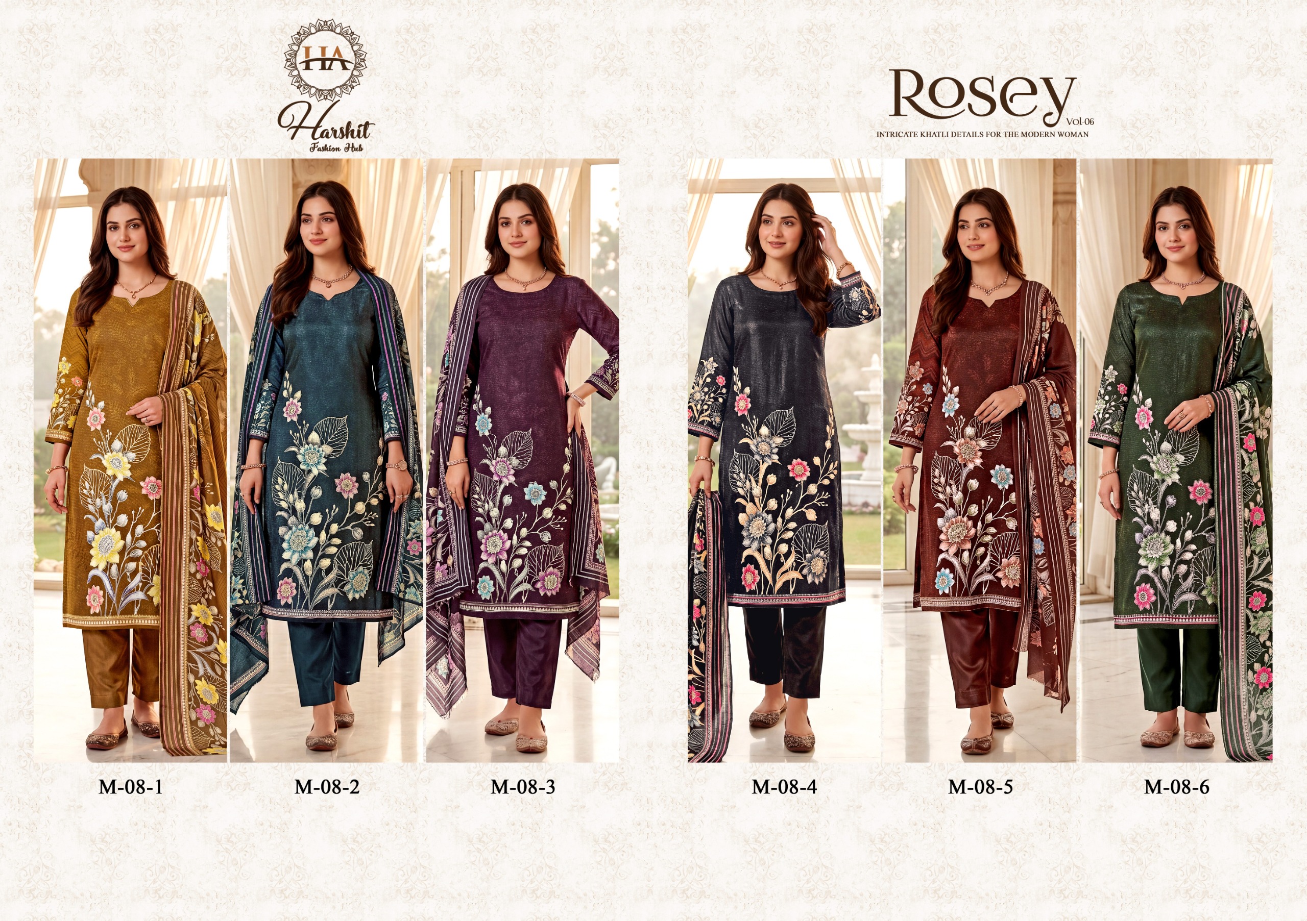 Harshit Fashion – Rosey Vol.6