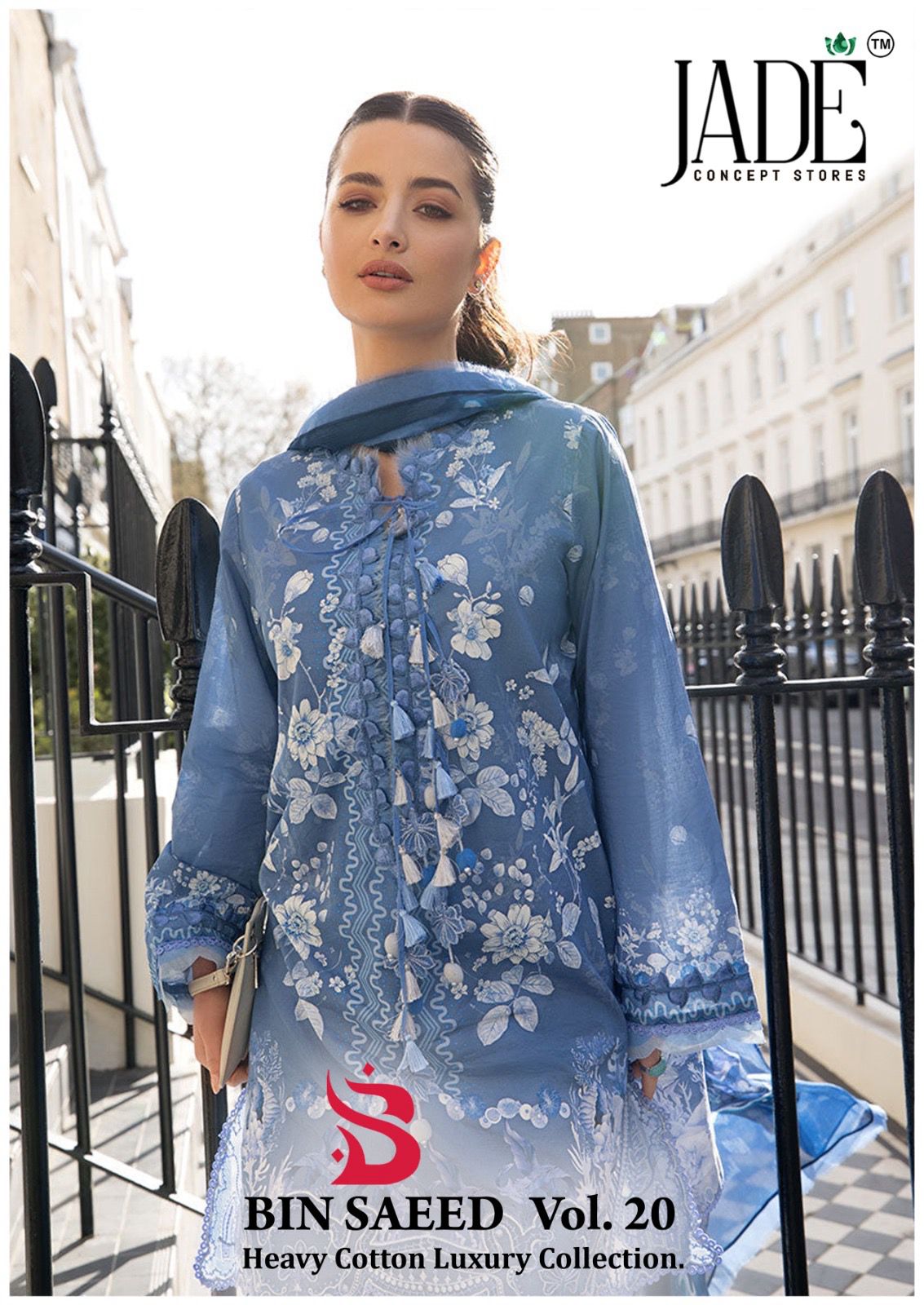 Jade – Bin Saeed Vol.2     Cotton Printed Wholesale Catalog Any Occasion