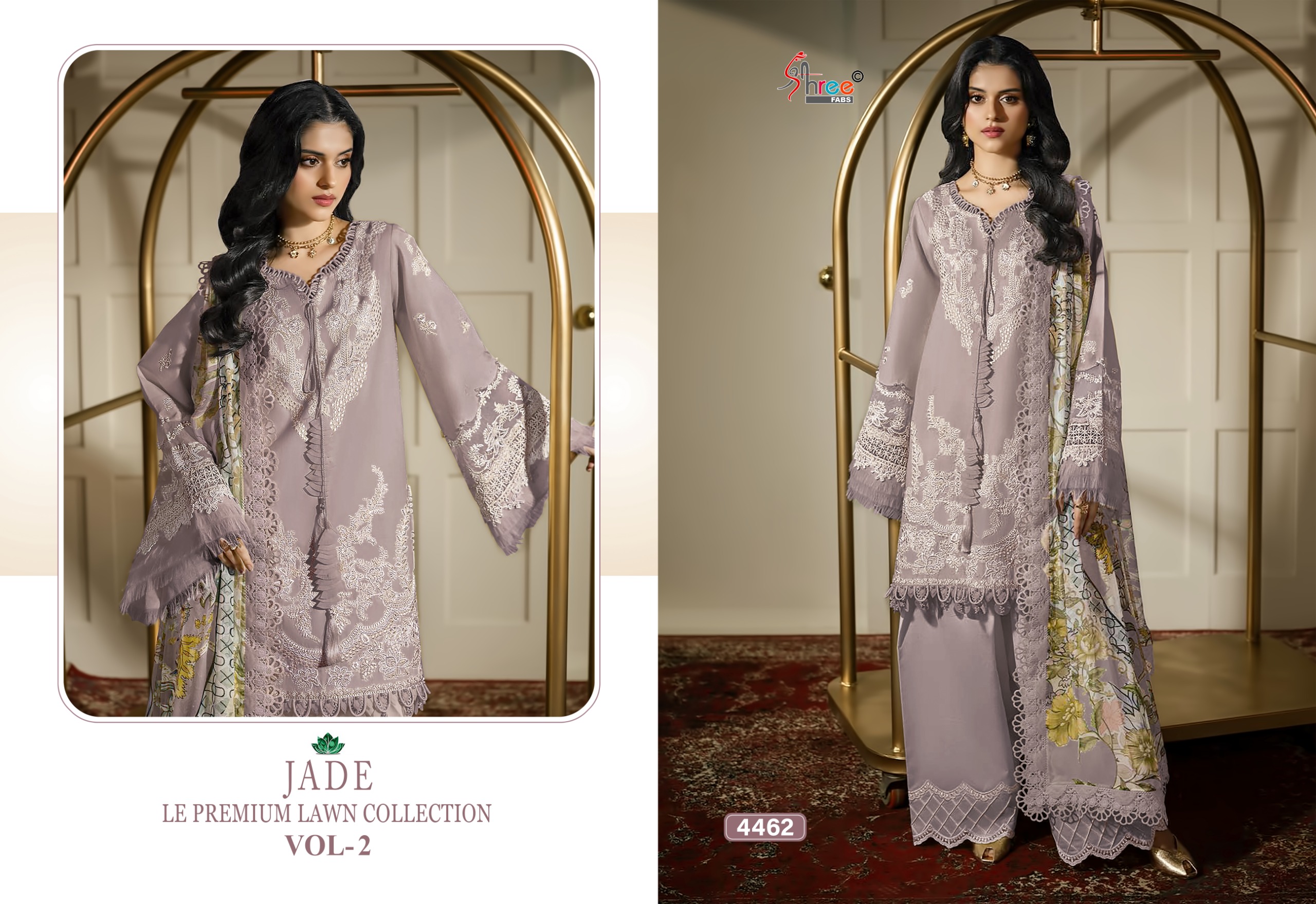Shree Fab – Jade le premium lawn 2 Cotton Duptta