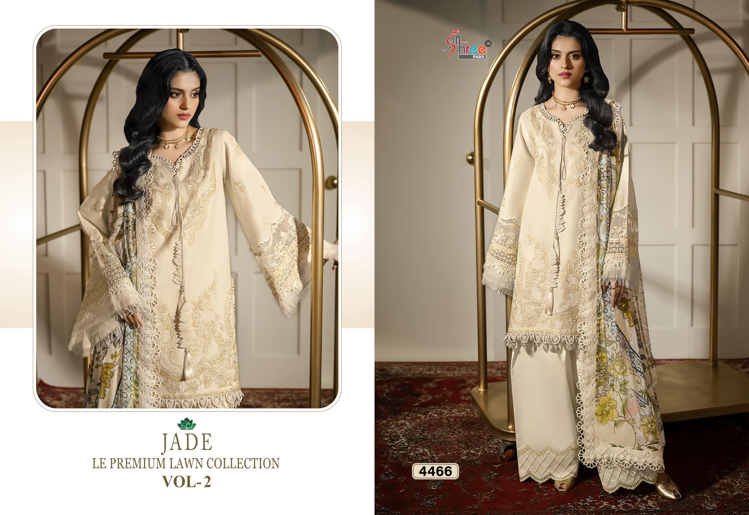 Shree Fab – Jade le premium lawn 2 Cotton Duptta