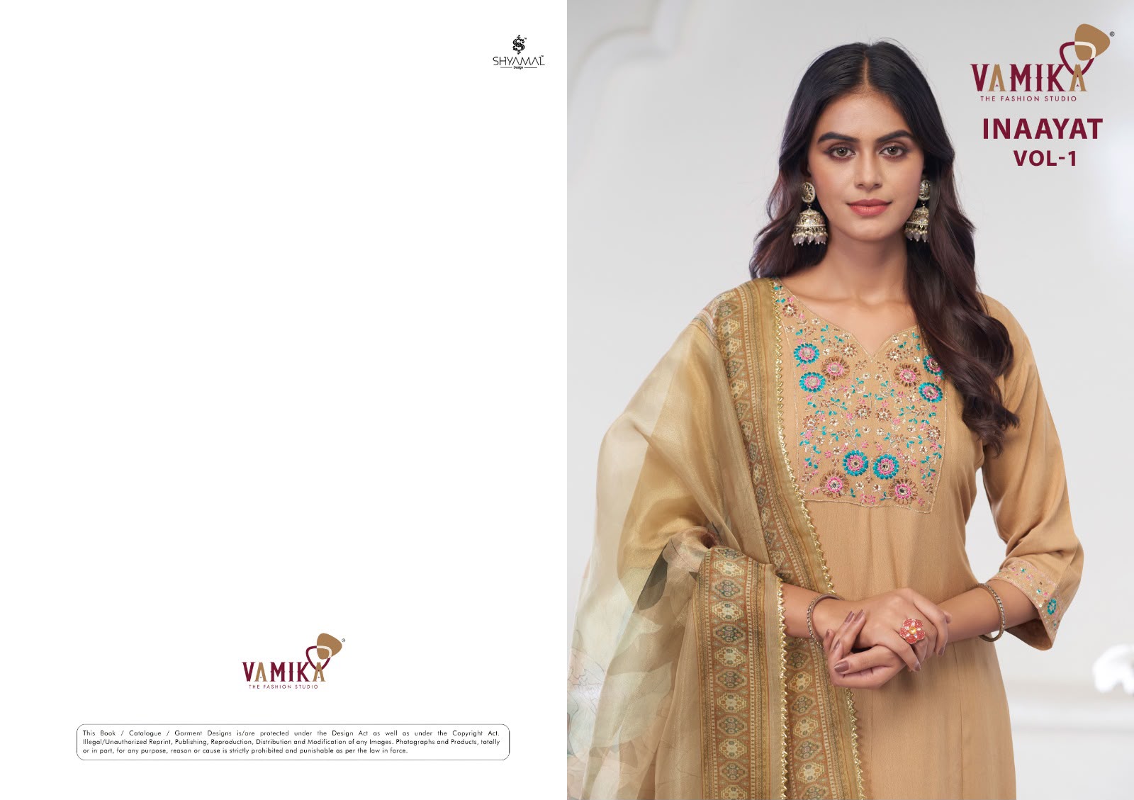 Vamika – Inayat Vol.3     Kurti Wholesale Catalog Any Occasion