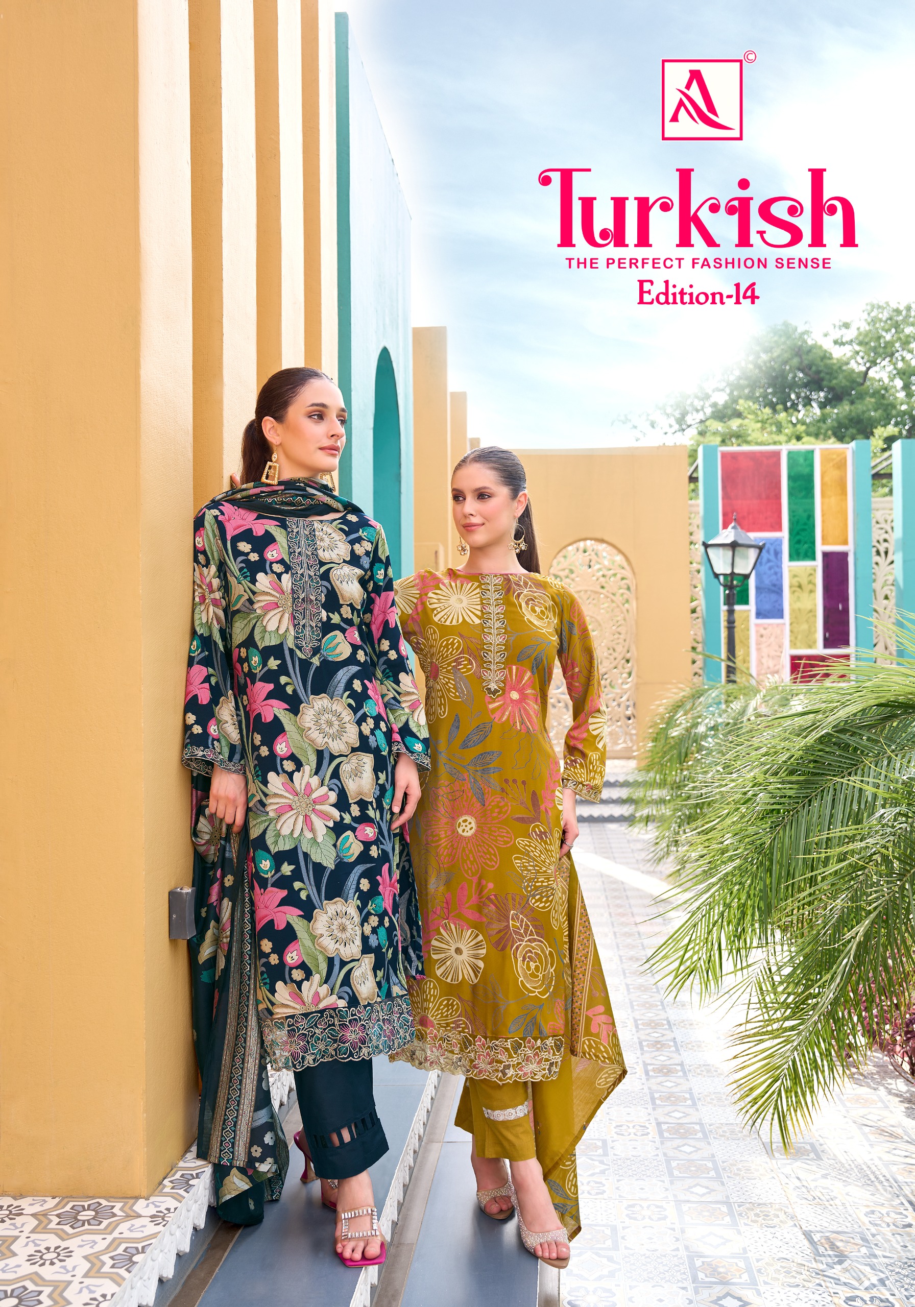 Alok Suit – Turkish Vol.14     Salwar Suit Wholesale Catalog Any Occasion