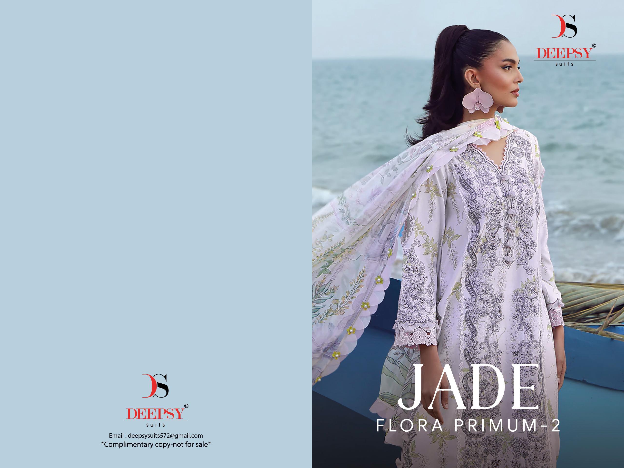 DEEPSY SUITS – Jade Flora Premium 2 Cotton Duptta     Salwar Suit Wholesale Catalog Festival
