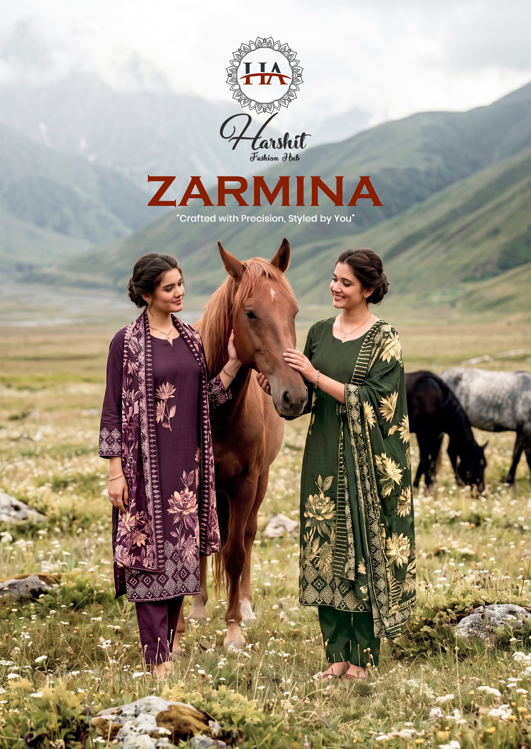Harshit Fashion - Zarmina Harshit Fashion – Zarmina Salwar Suit Wholesale Catalog Any Occasion