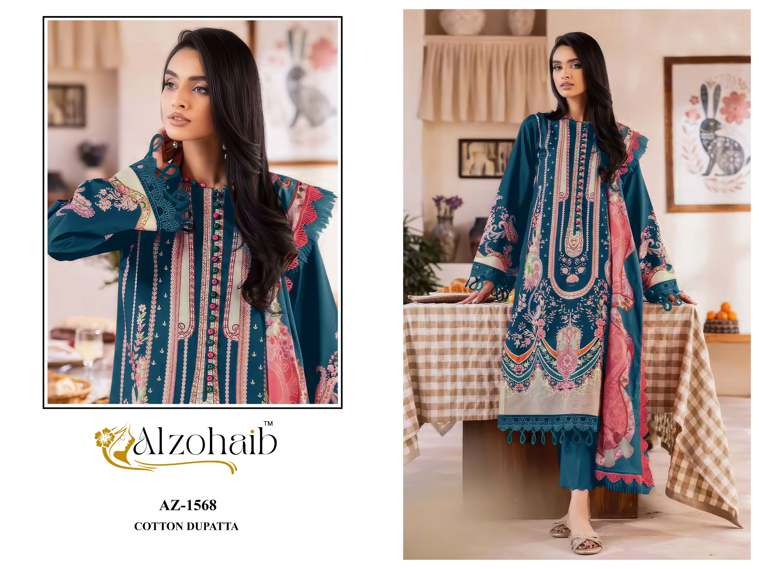 Al Zohaib - Zaynah vol.1Ciffon Duptta Al Zohaib – Zaynah vol.1Cotton Duptta