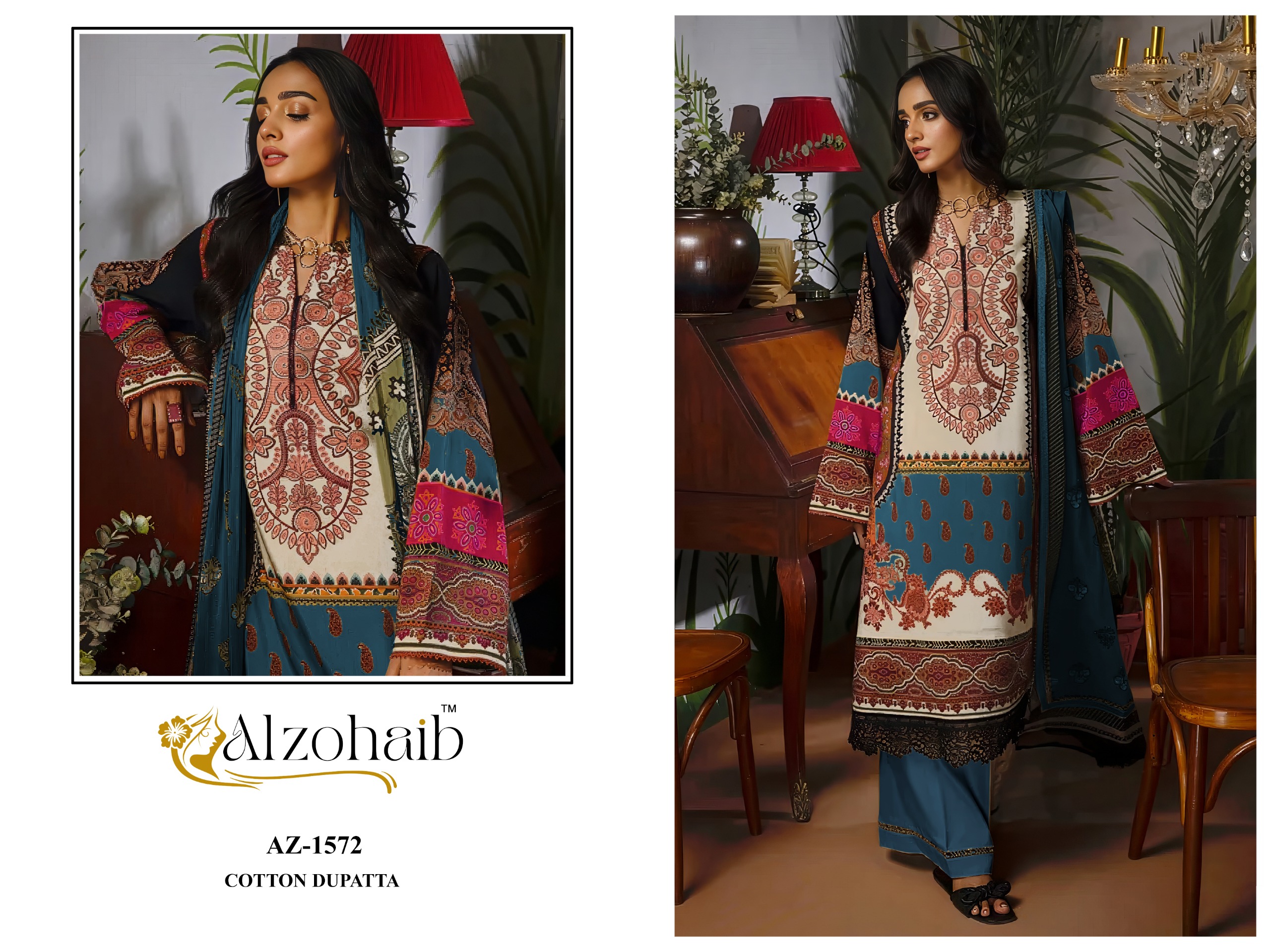 Al Zohaib - Zaynah vol.1Ciffon Duptta Al Zohaib – Zaynah vol.1Cotton Duptta