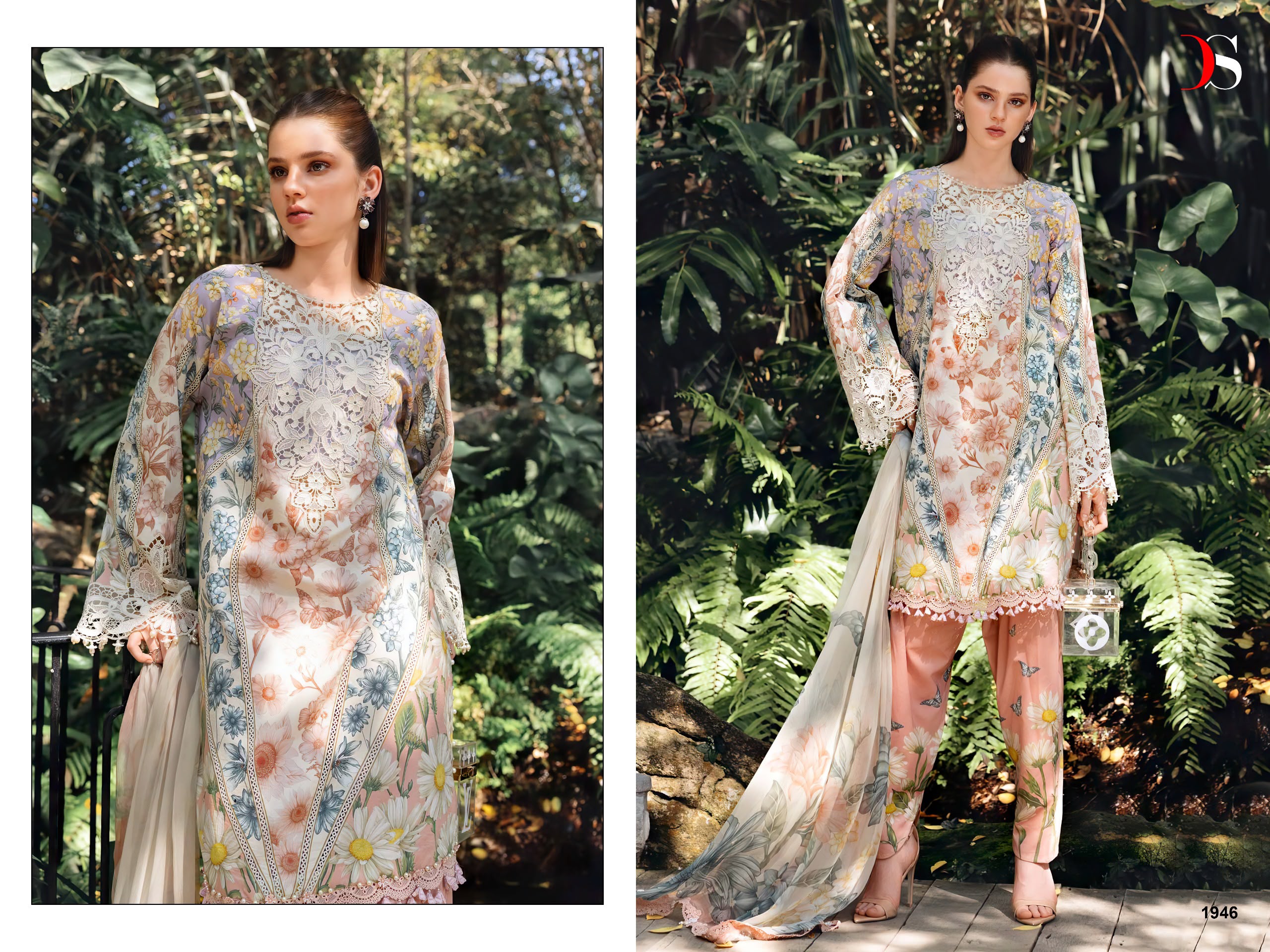 DEEPSY SUITS - Maria B MPrint 6 Nx Ciffon Duptta DEEPSY SUITS – Maria B MPrint 6 Nx Cotton Duptta
