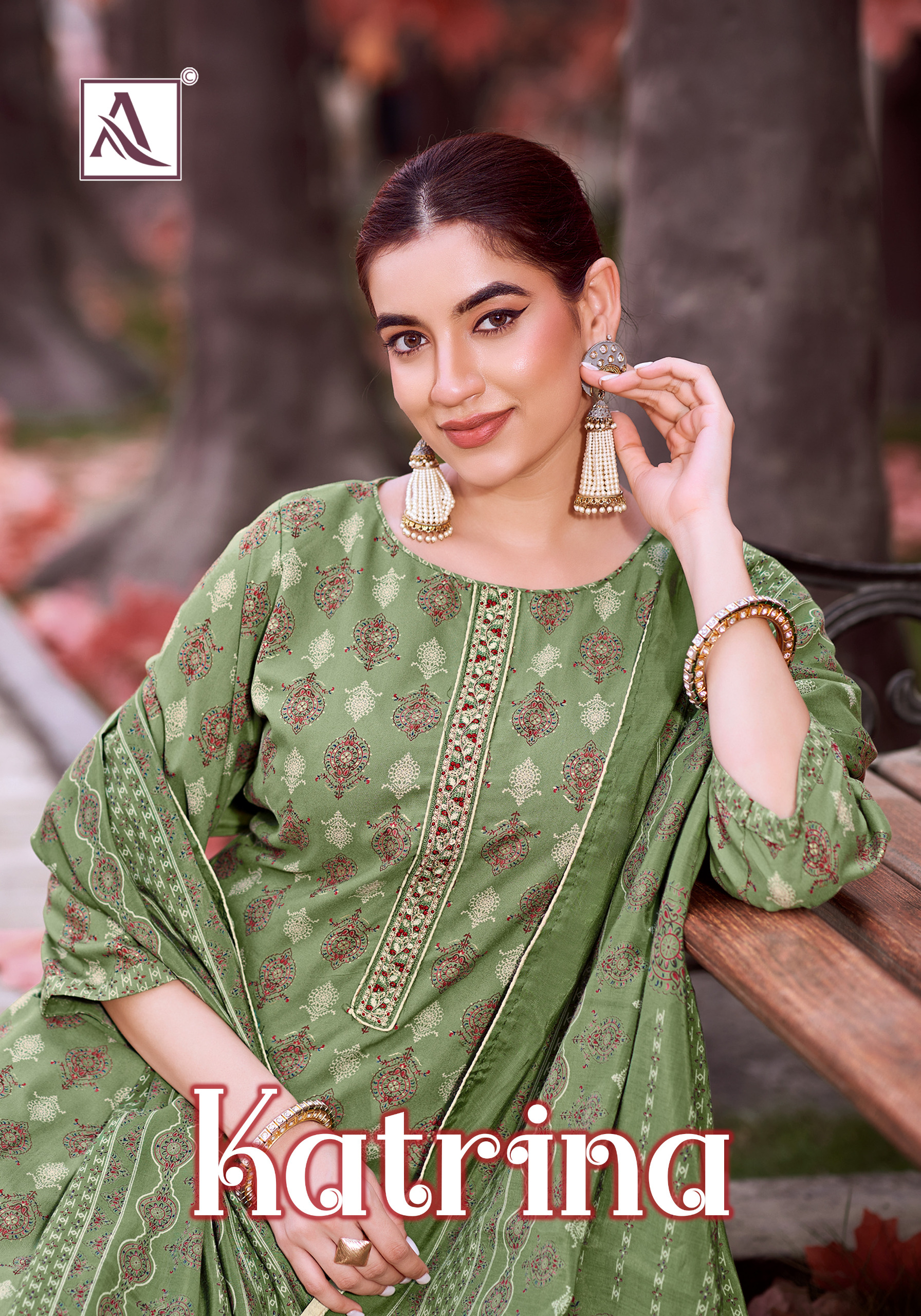 Alok Suit – Katrina Vol.2     Salwar Suit Wholesale Catalog Festival