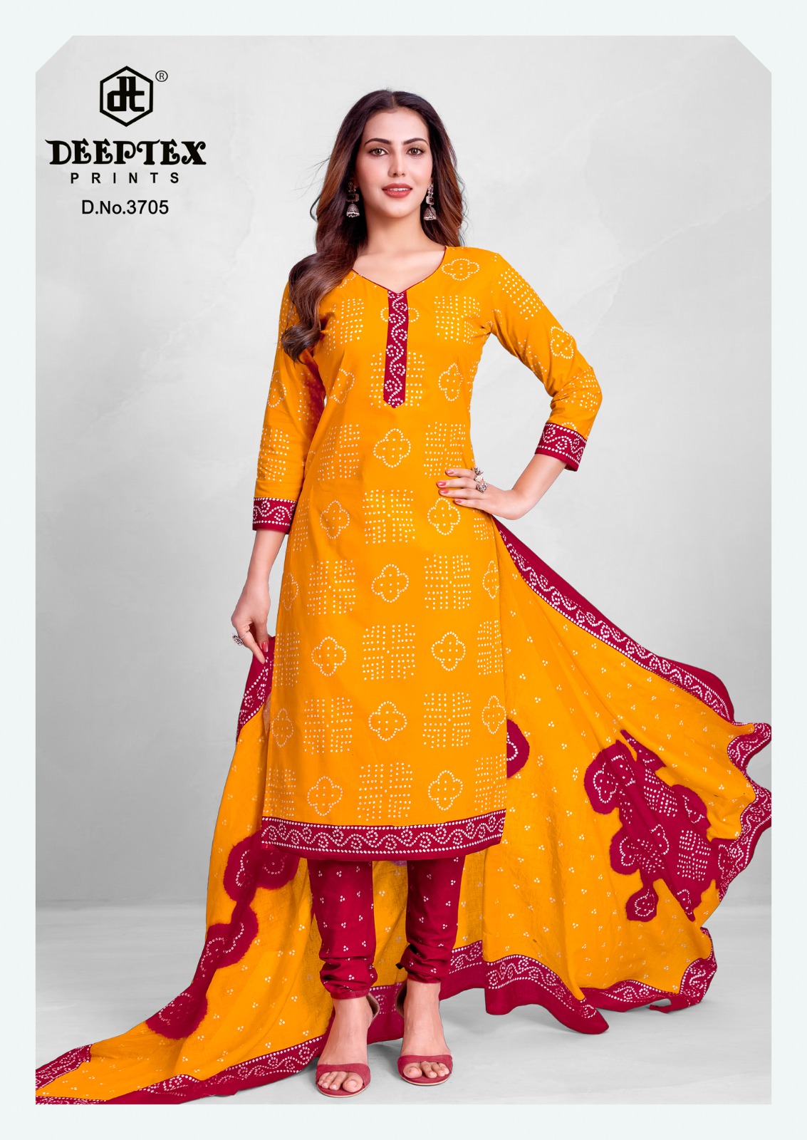 Deeptex Print - Classic Chunari 37 Deeptex Print – Classic Chunari 37