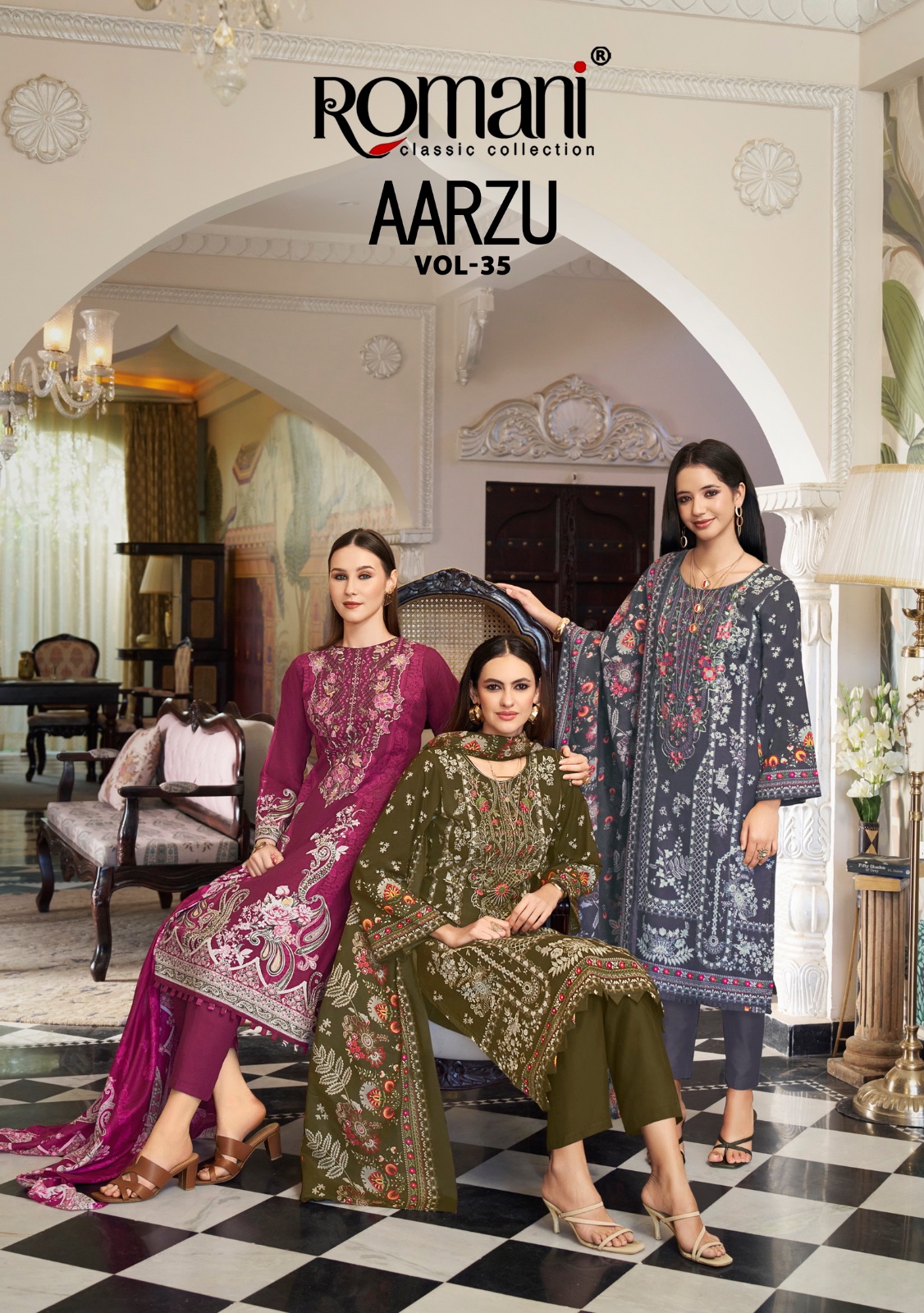 Romani – Aarzu Vol.35     Salwar Suit Wholesale Catalog Any Occasion