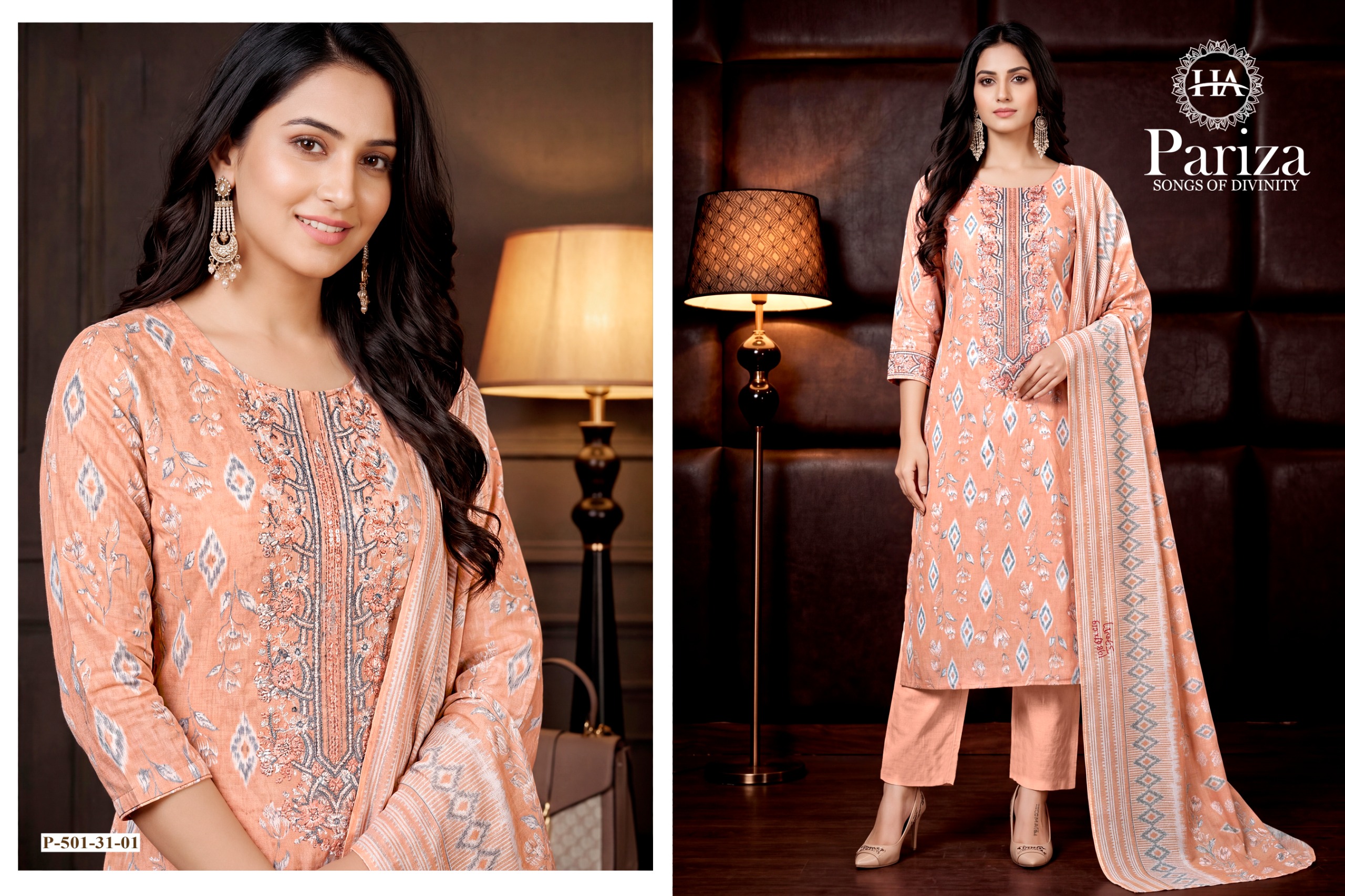 Harshit Fashion – Pariza     Salwar Suit Wholesale Catalog Any Occasion