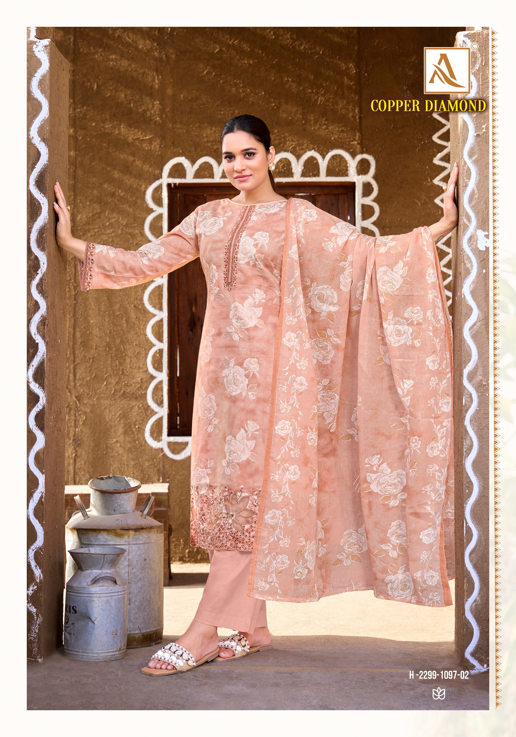 Alok Suit - Copper Diamond Alok Suit – Copper Diamond