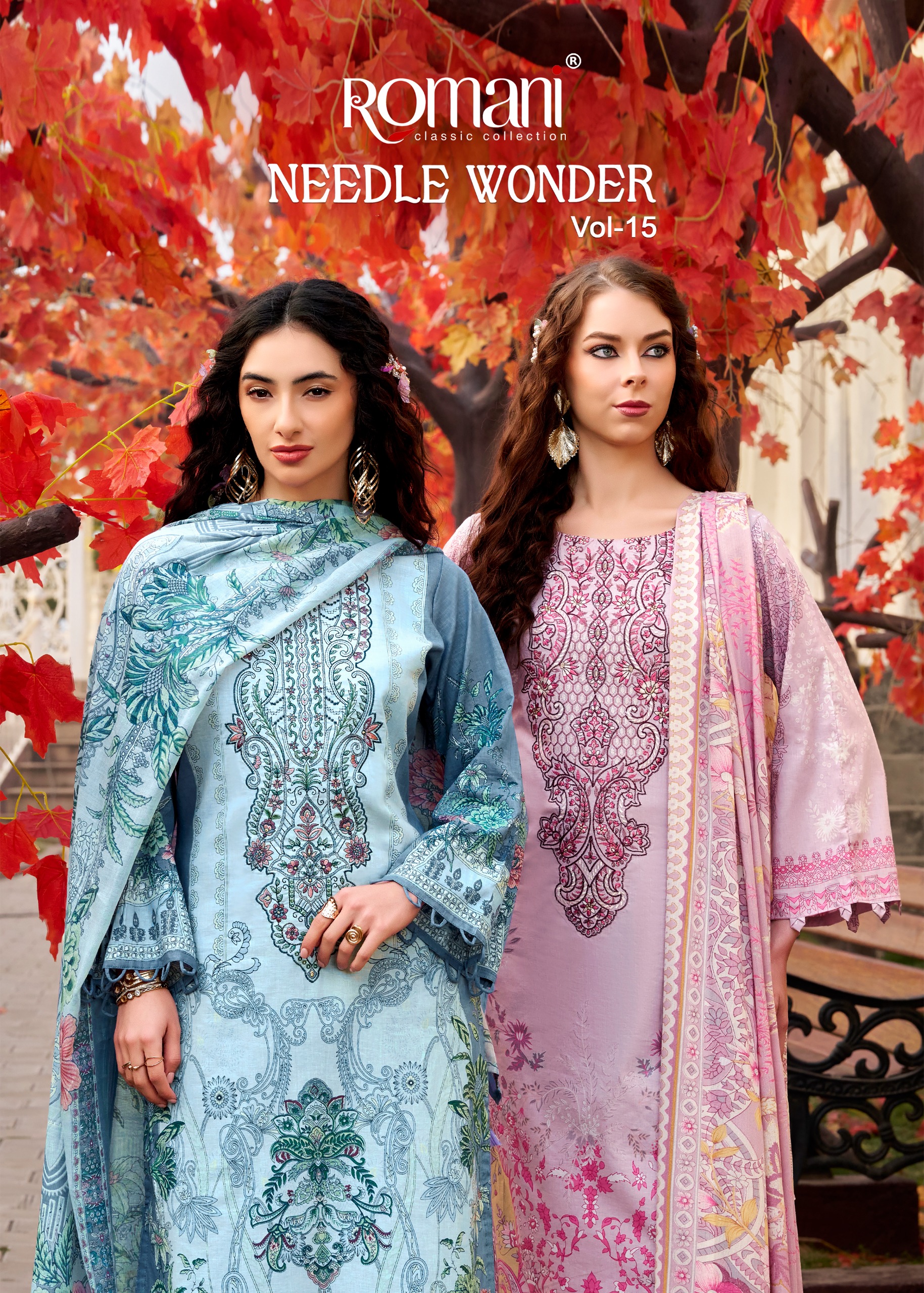 Romani - Needle Wonder Vol.15 Romani – Needle Wonder Vol.15 Salwar Suit Wholesale Catalog Any Occasion