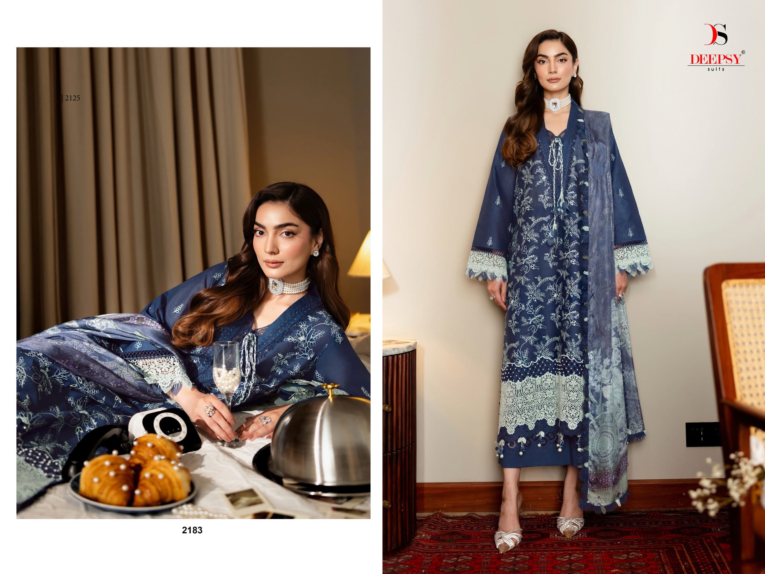 DEEPSY SUITS - Jade couture luxury lawn Ciffon Duptta DEEPSY SUITS – Jade couture luxury lawn Cotton Duptta