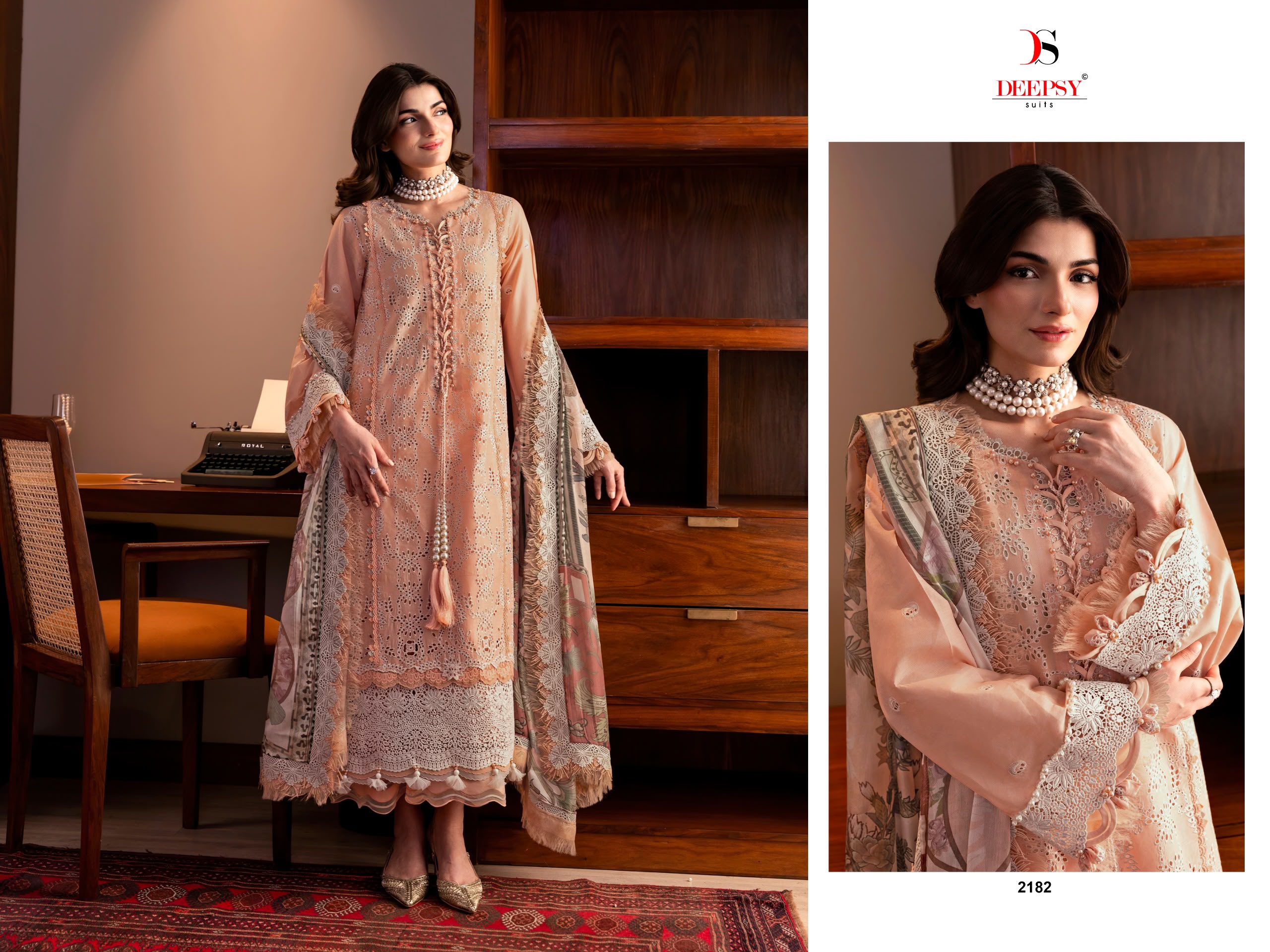 DEEPSY SUITS - Jade couture luxury lawn Ciffon Duptta DEEPSY SUITS – Jade couture luxury lawn Cotton Duptta