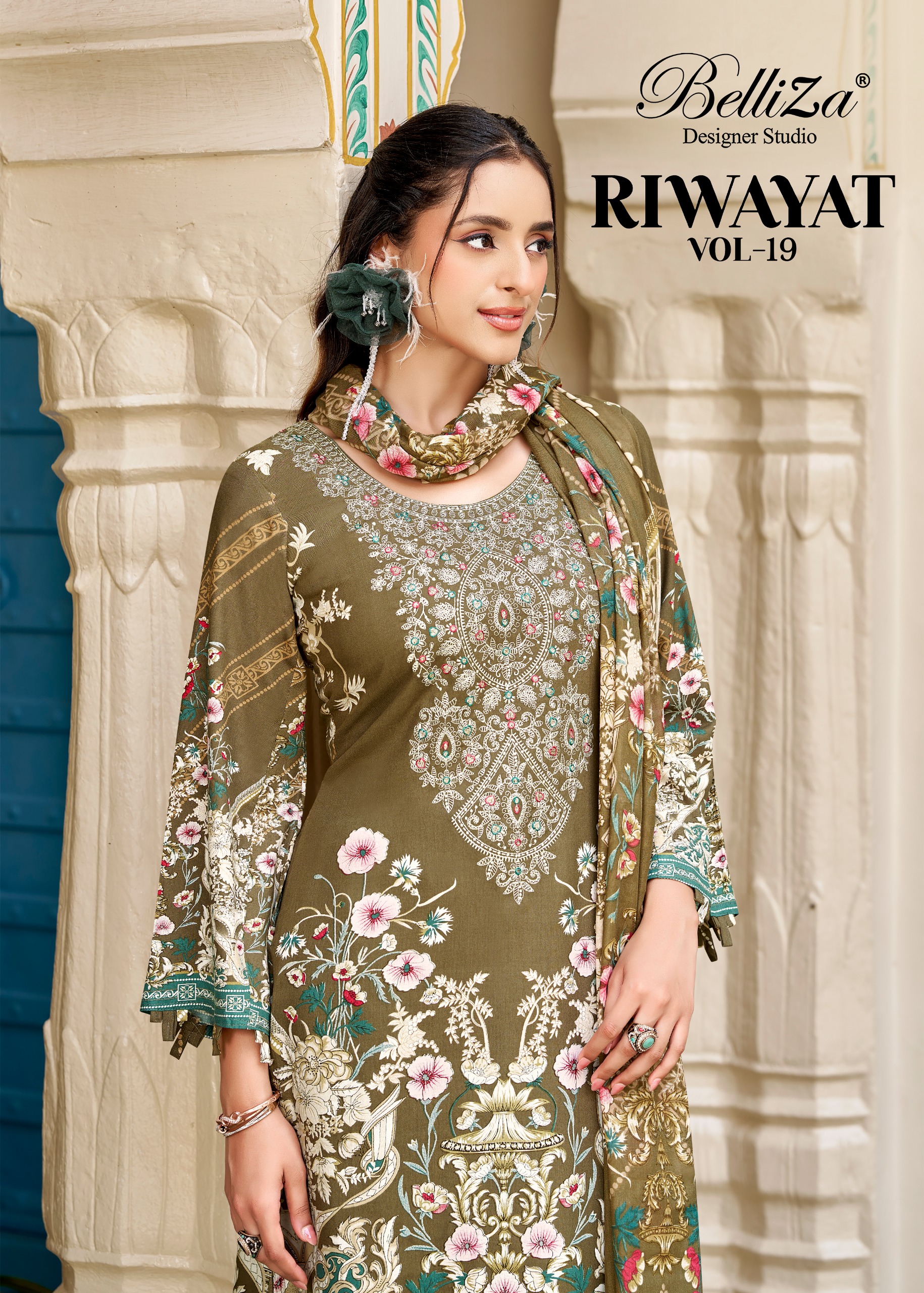 BelliZa DesigNer StuDio - Riwayat Vol.19 BelliZa DesigNer StuDio – Riwayat Vol.19 Salwar Suit Wholesale Catalog Any Occasion