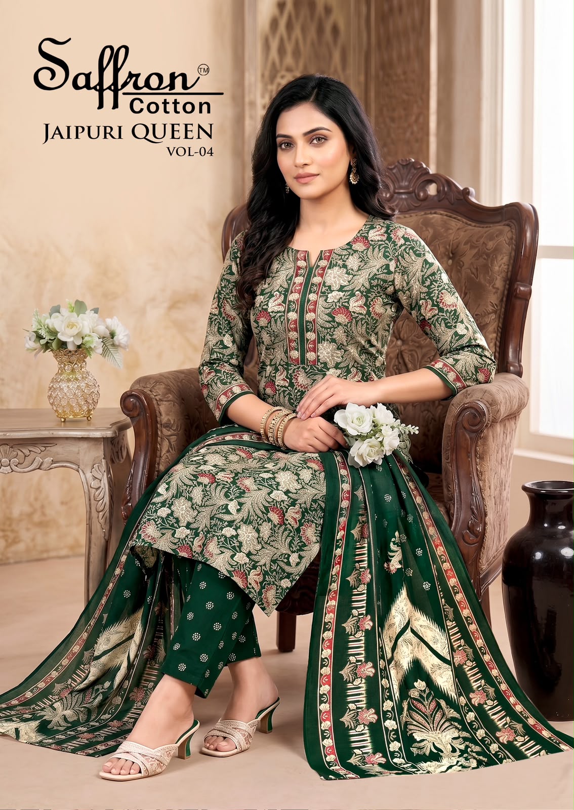 Saffron Cotton - Karachi Queen vol.4 Saffron Cotton – Karachi Queen vol.4