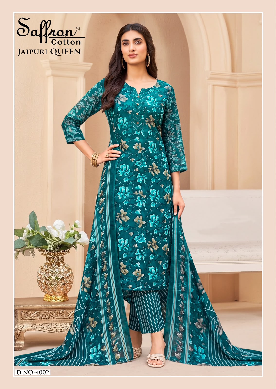 Saffron Cotton - Karachi Queen vol.4 Saffron Cotton – Karachi Queen vol.4