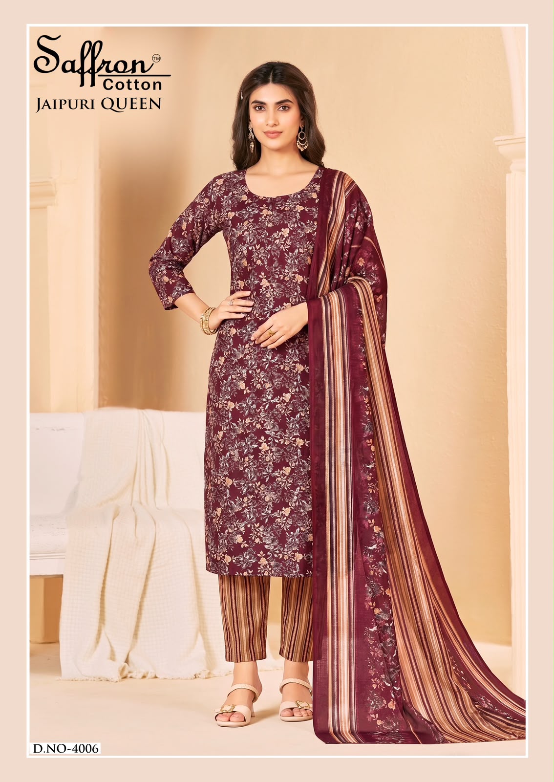 Saffron Cotton - Karachi Queen vol.4 Saffron Cotton – Karachi Queen vol.4