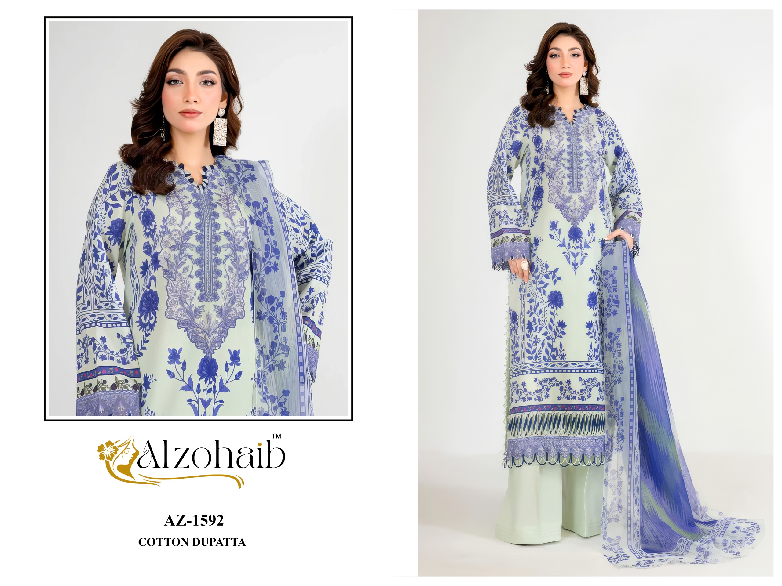 Al Zohaib - Anisa vol.1 Ciffon Duptta Al Zohaib – Anisa vol.1 Cotton Duptta