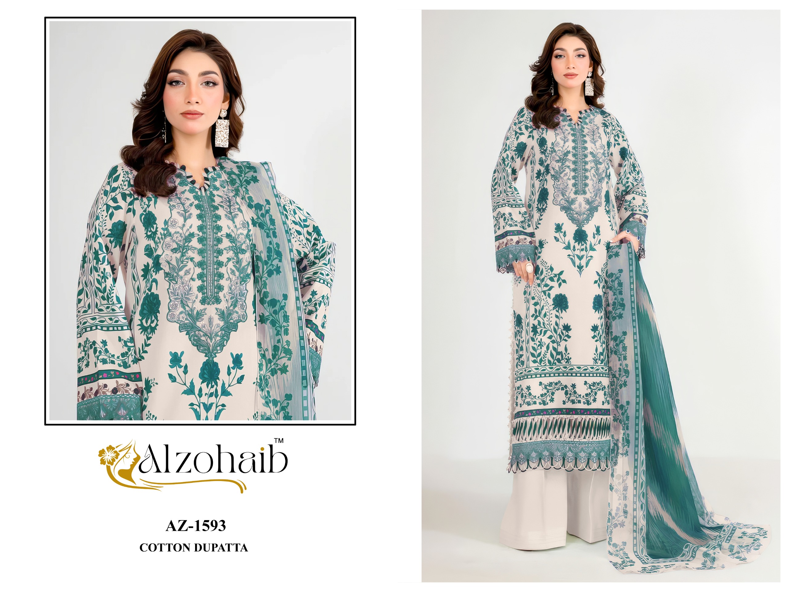 Al Zohaib - Anisa vol.1 Ciffon Duptta Al Zohaib – Anisa vol.1 Cotton Duptta