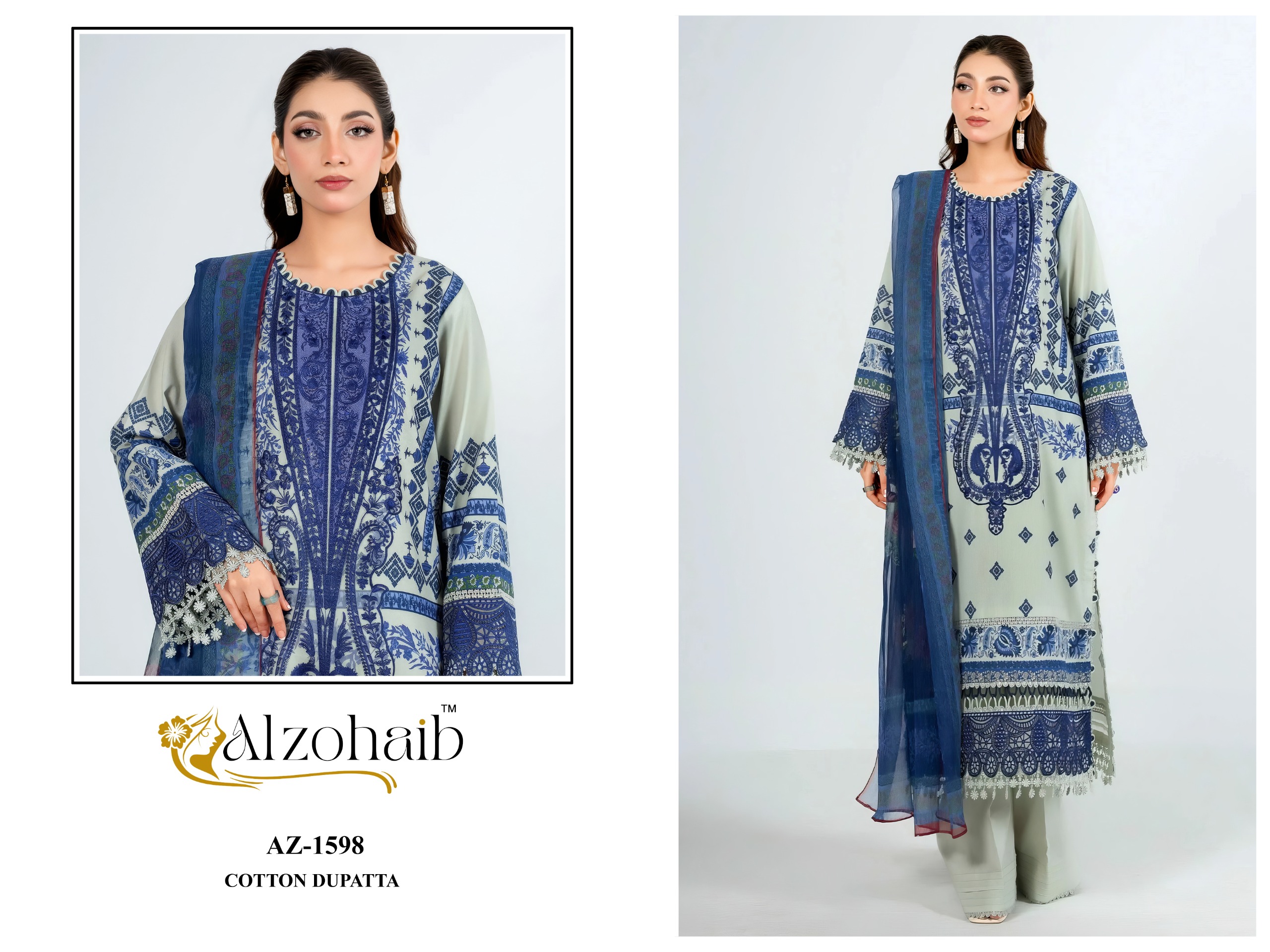Al Zohaib - Anisa vol.1 Ciffon Duptta Al Zohaib – Anisa vol.1 Cotton Duptta