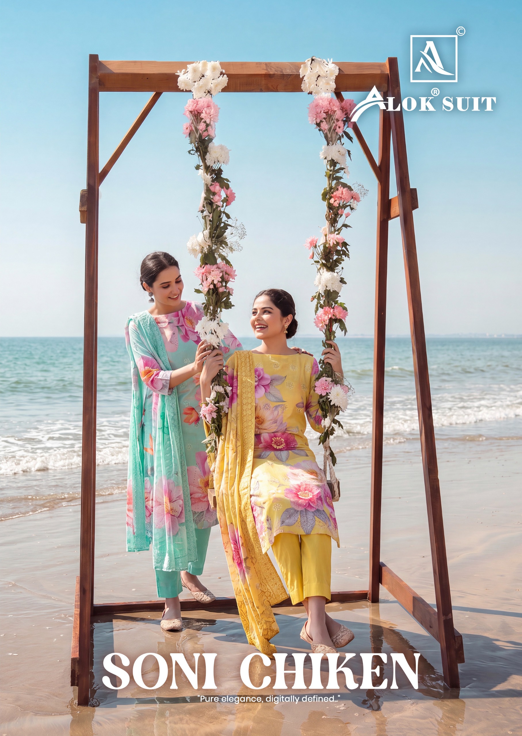 Alok Suit – Soni Chicken     Salwar Suit Wholesale Catalog Any Occasion