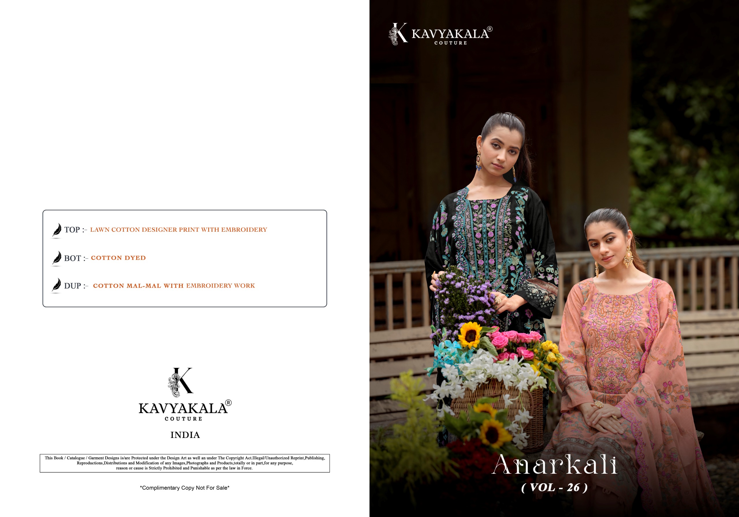 Kavya Kala – Anarkali Vol.26     Salwar Suit Wholesale Catalog Any Occasion
