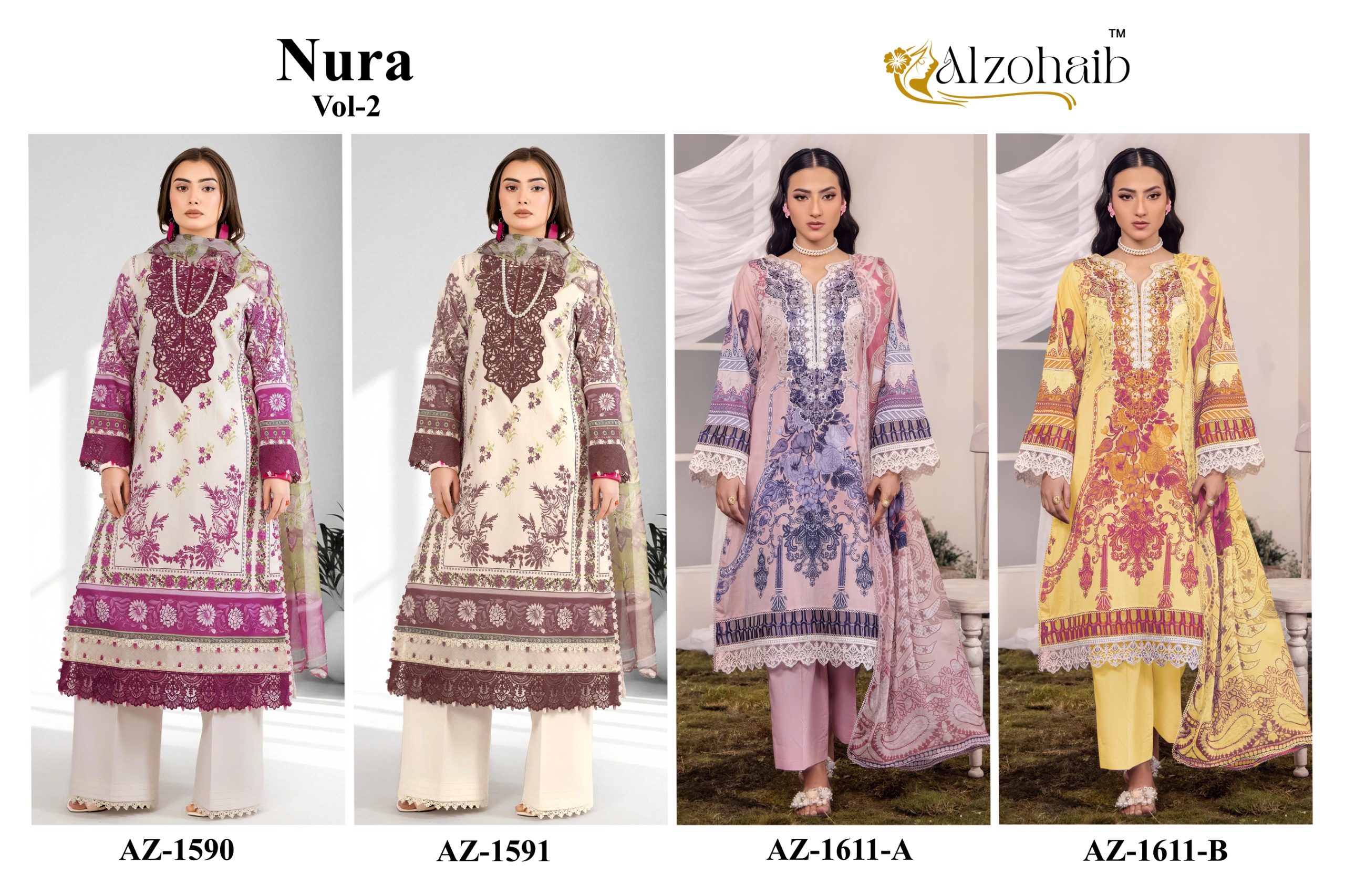 Alzohaib – Nura Vol.2 Chiffon Duptta
